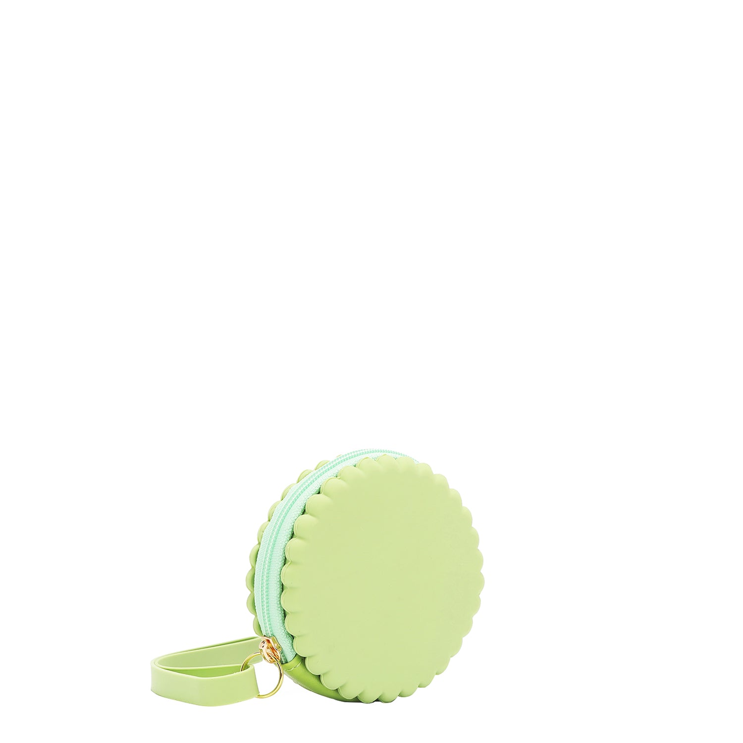 ESTUCHE REDONDO DE SILICONA CON PULSERA (FAIRY TALE VERDE)