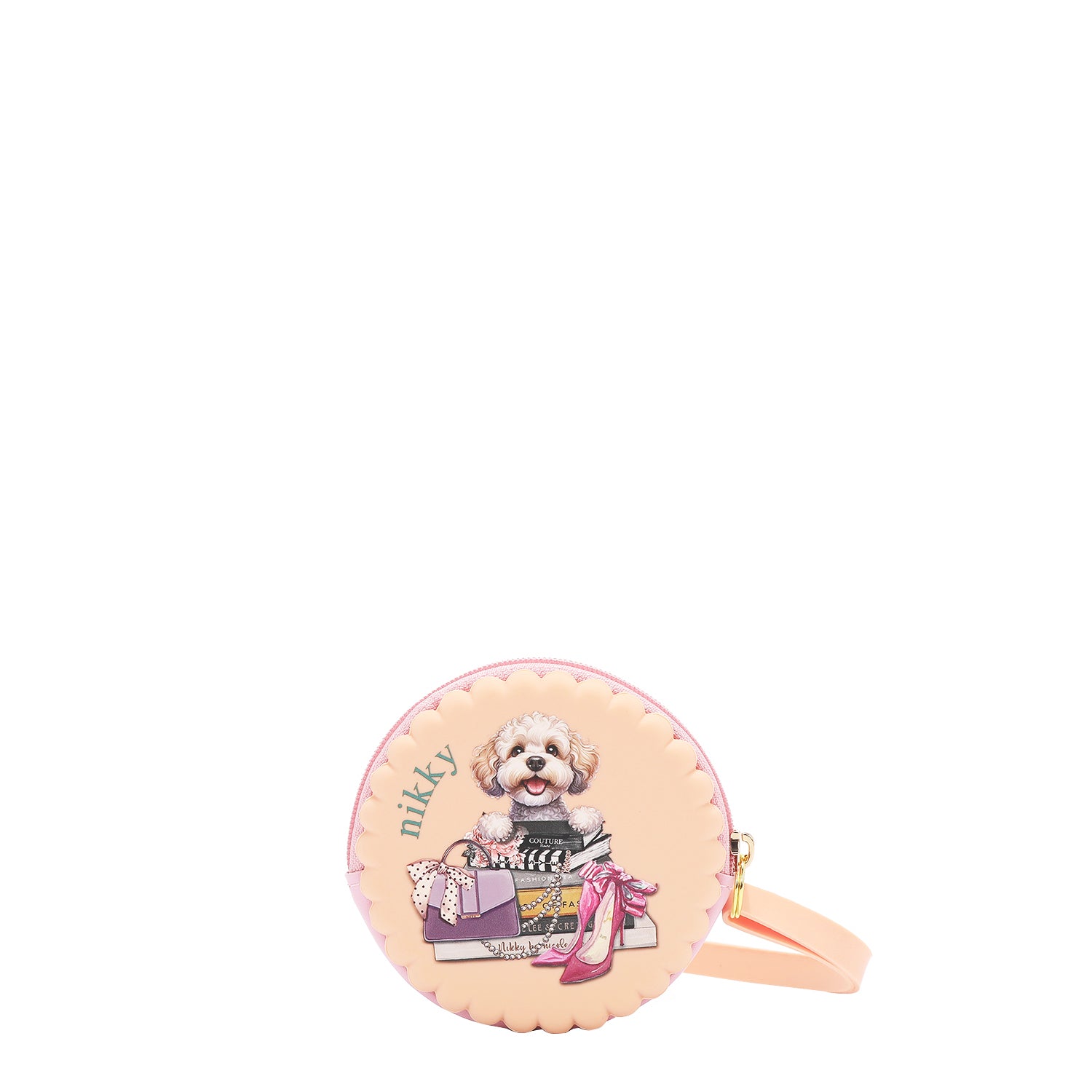 ROUND SILICONE CASE WITH BRACELET (MEANT TO LOVE YOU SALMON)