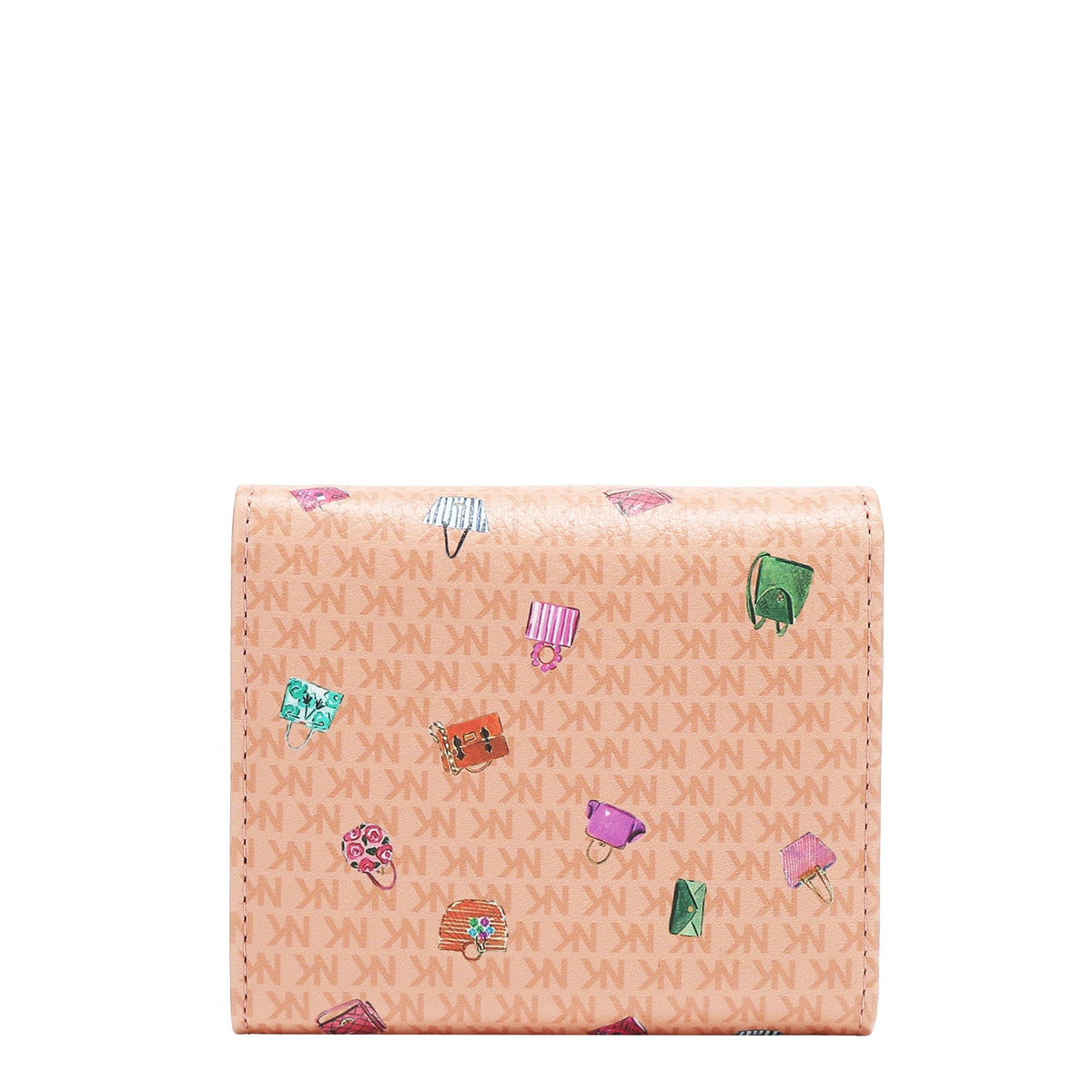 CARTERA COMPACTA DOBLE SOLAPA (GLAMOROUS WALK-ROSA)