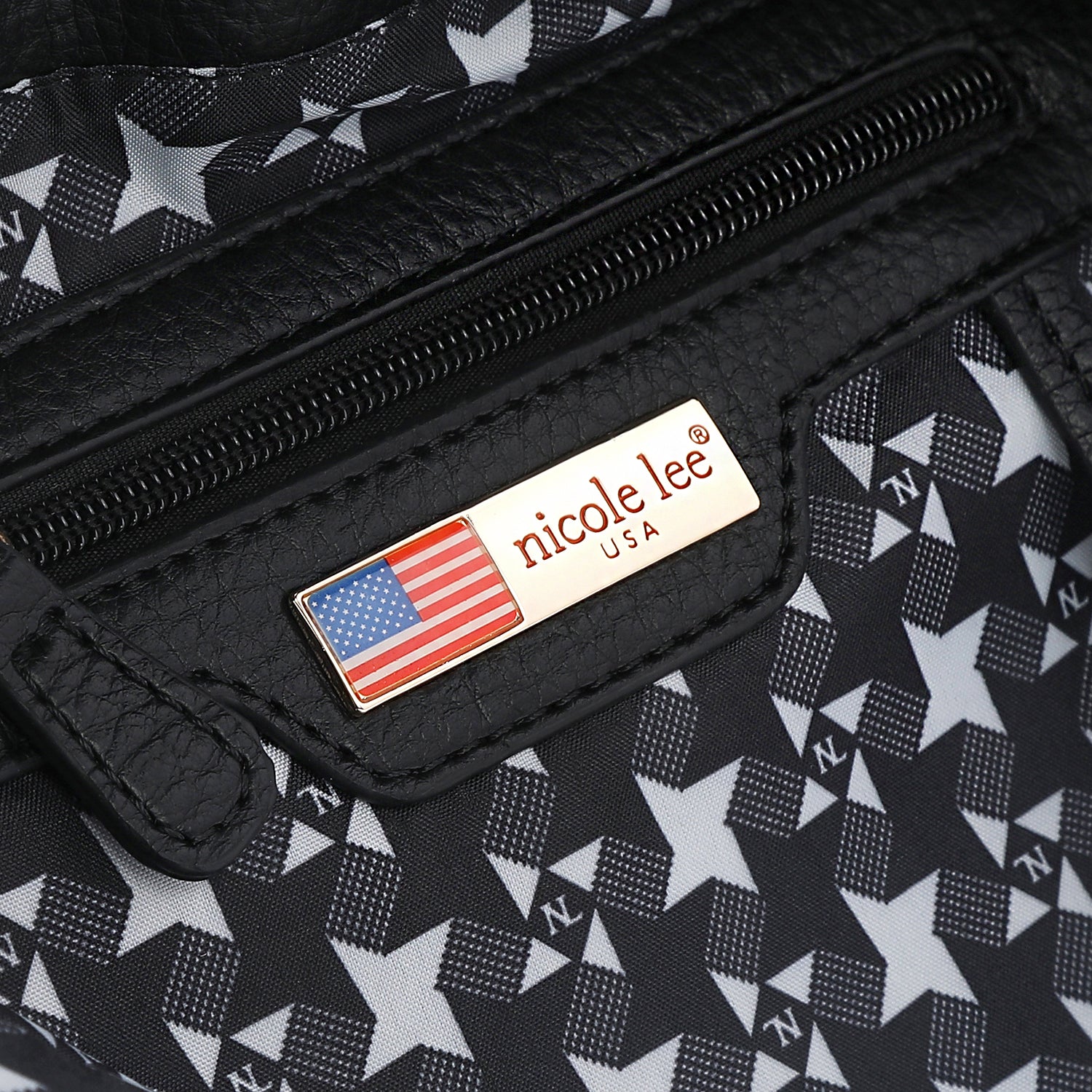 BOLSO CON ENCAJE (NEGRO)