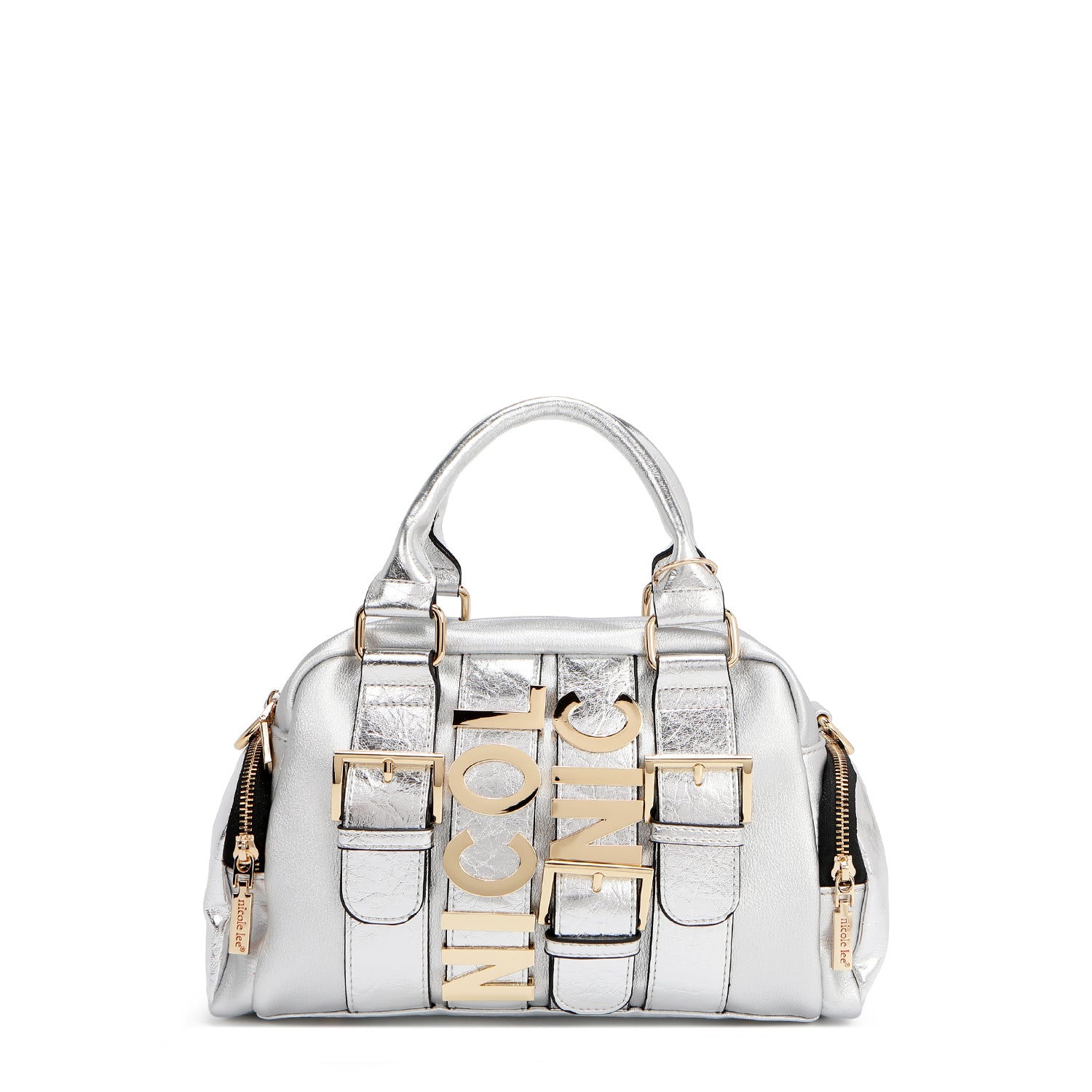 CALISTA BOLSO DE MANO MULTI BOLSILLO (PLATEADO)