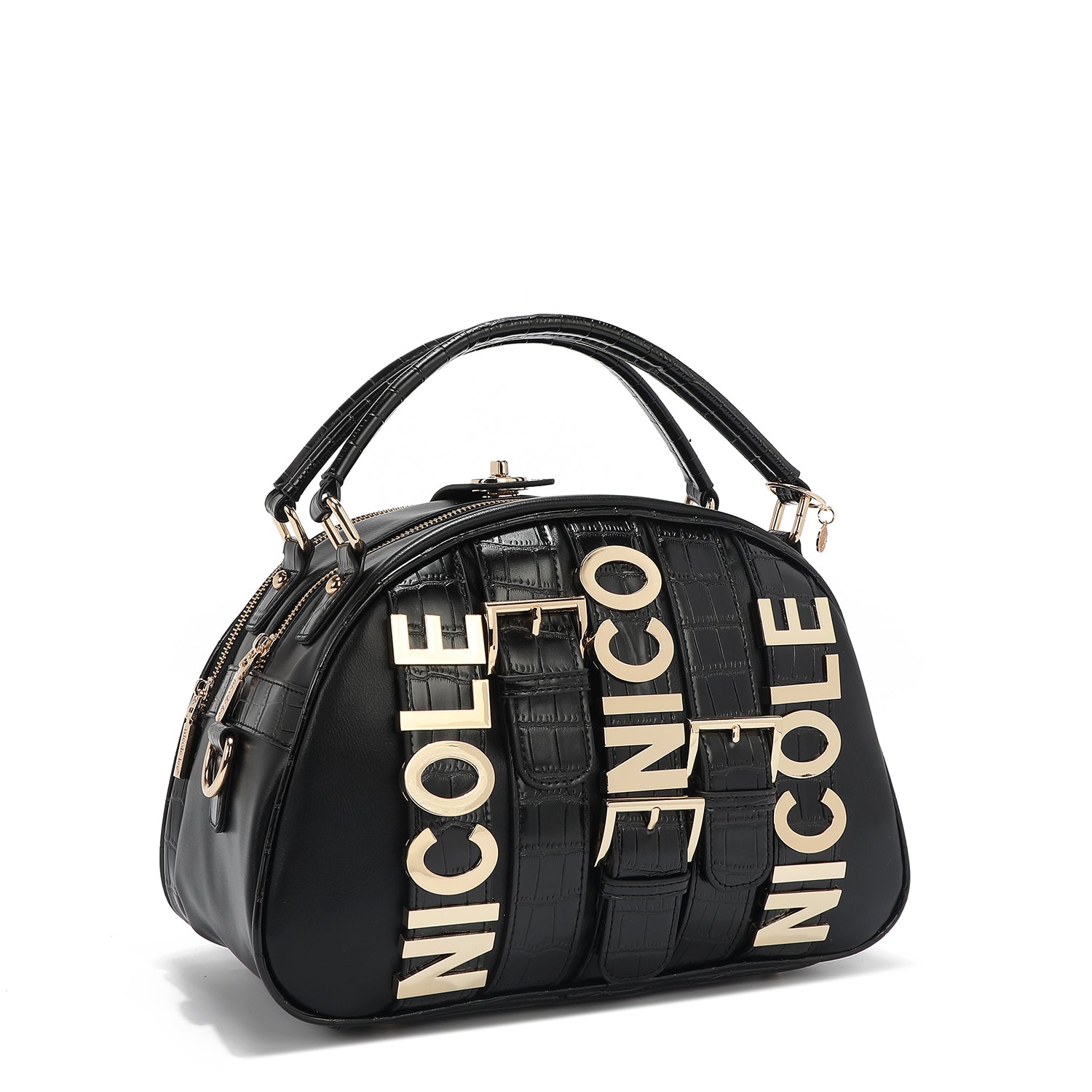 Calista Satchel Domo (schwarz)