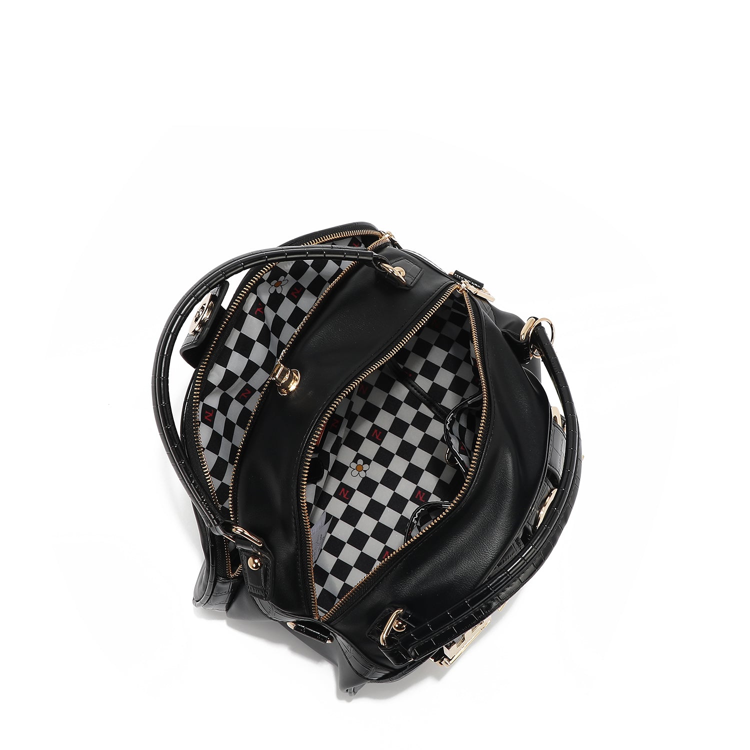 Calista Satchel Domo (argent)