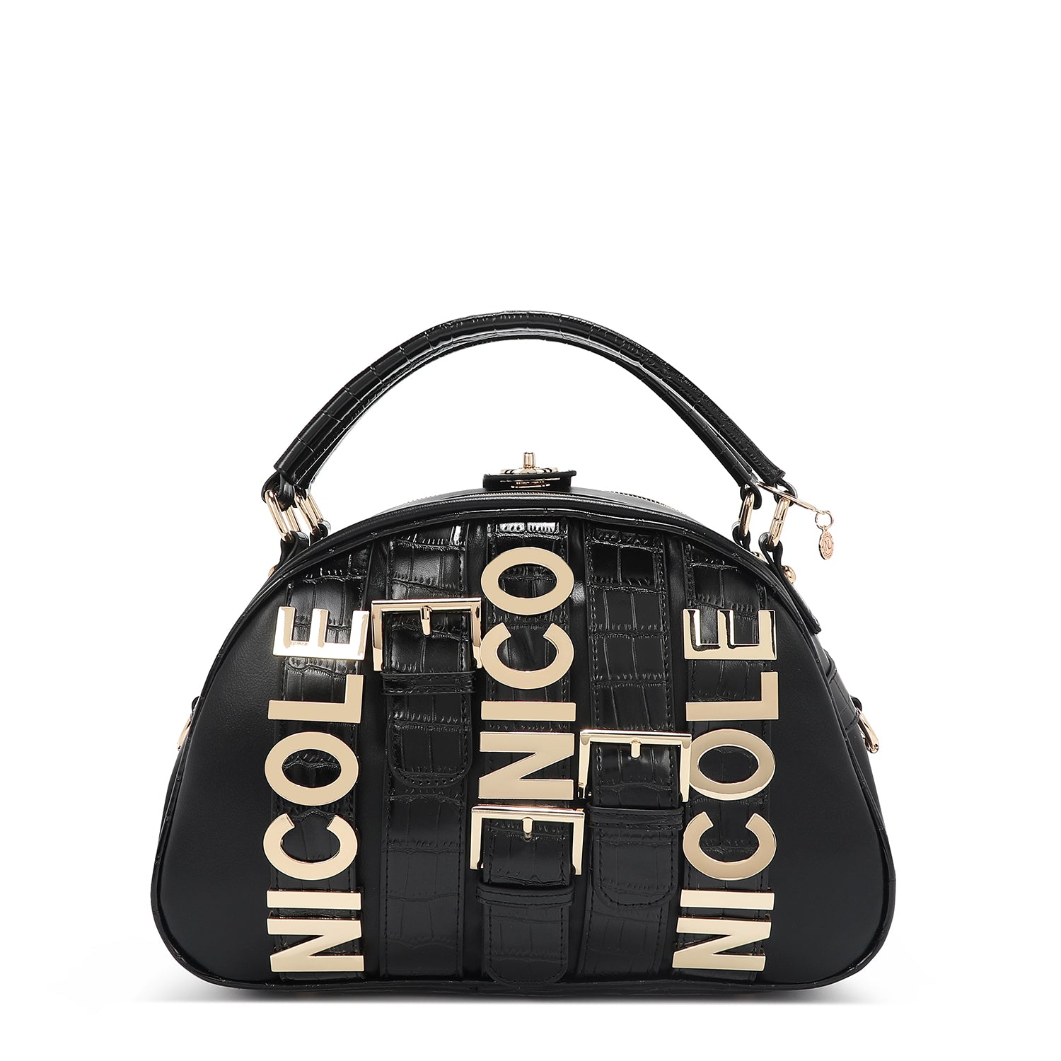 Calista Satchel Domo (schwarz)