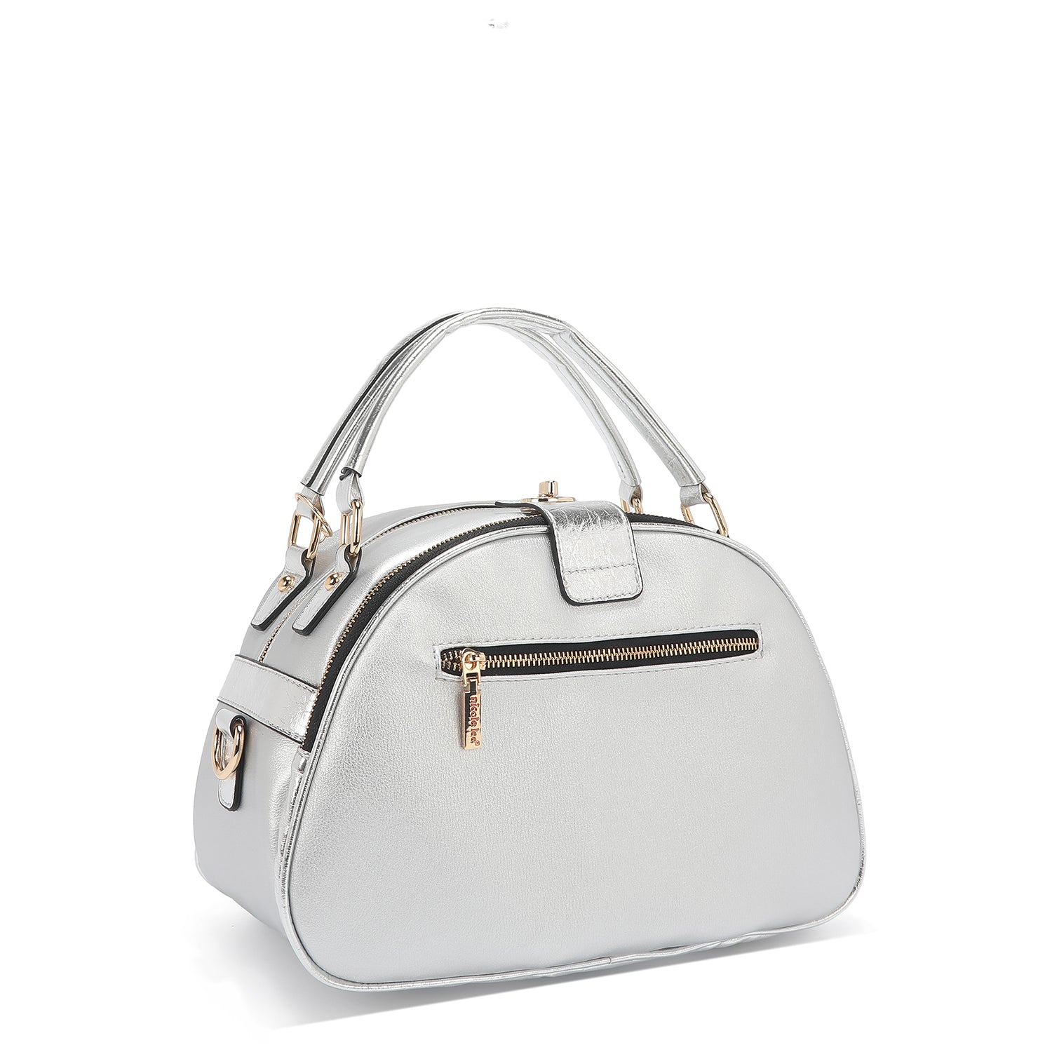 Calista Satchel Domo (argent)