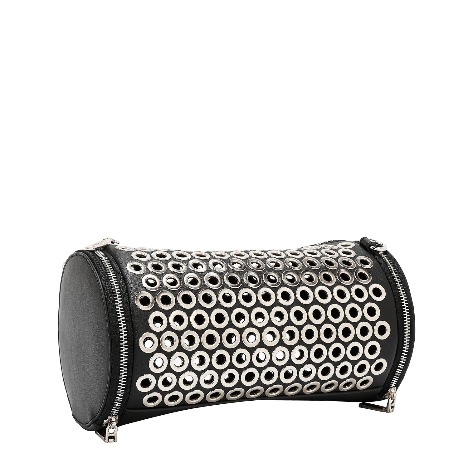 BORSA A BARILE CON BORDO OCCHIELLO (NERO)