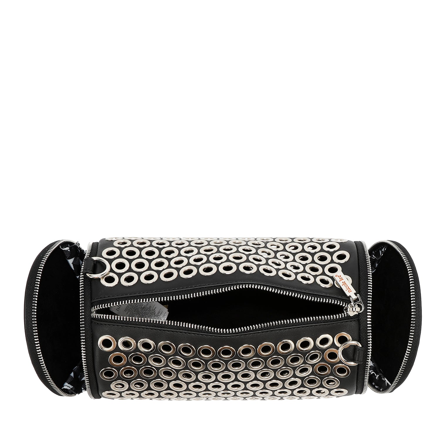 BORSA A BARILE CON BORDO OCCHIELLO (NERO)