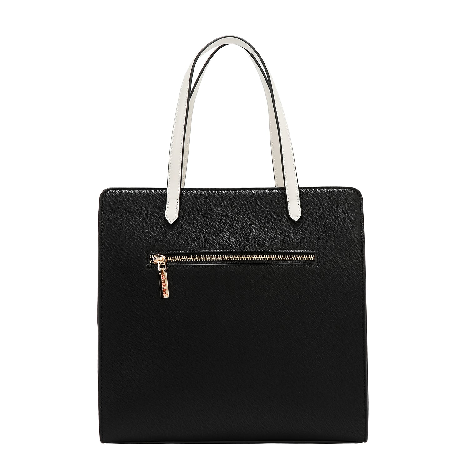 Borsa da tasca con blocchi di colore (nero)