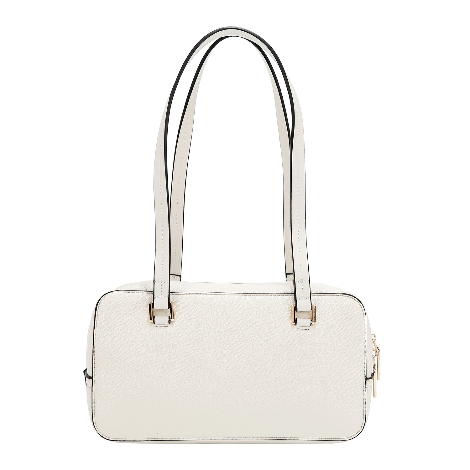 Umhängetasche mit Taschen- und Farbblöcken (weiß)