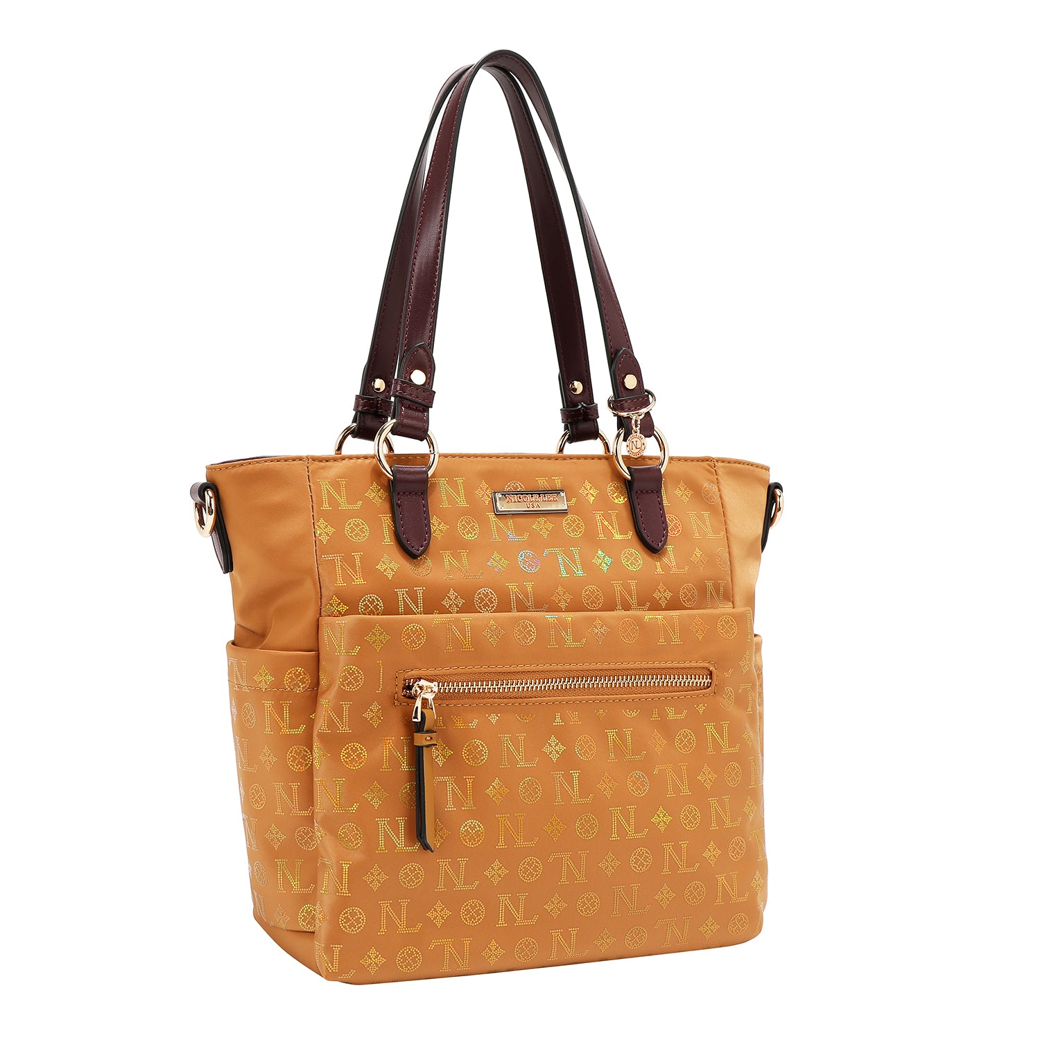 BORSA A MANO MONOGRAMMA (CAMMELLO)