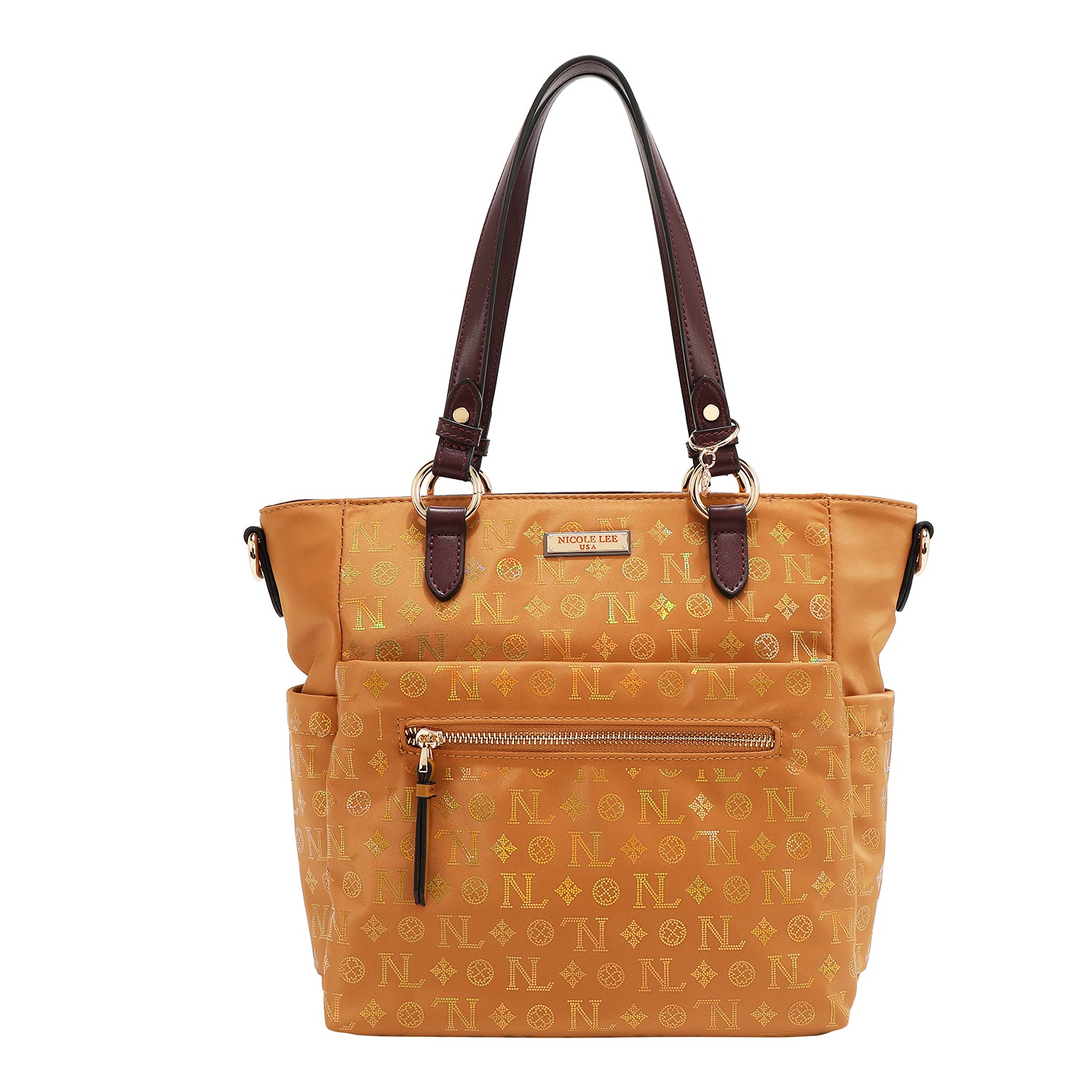 BORSA A MANO MONOGRAMMA (CAMMELLO)