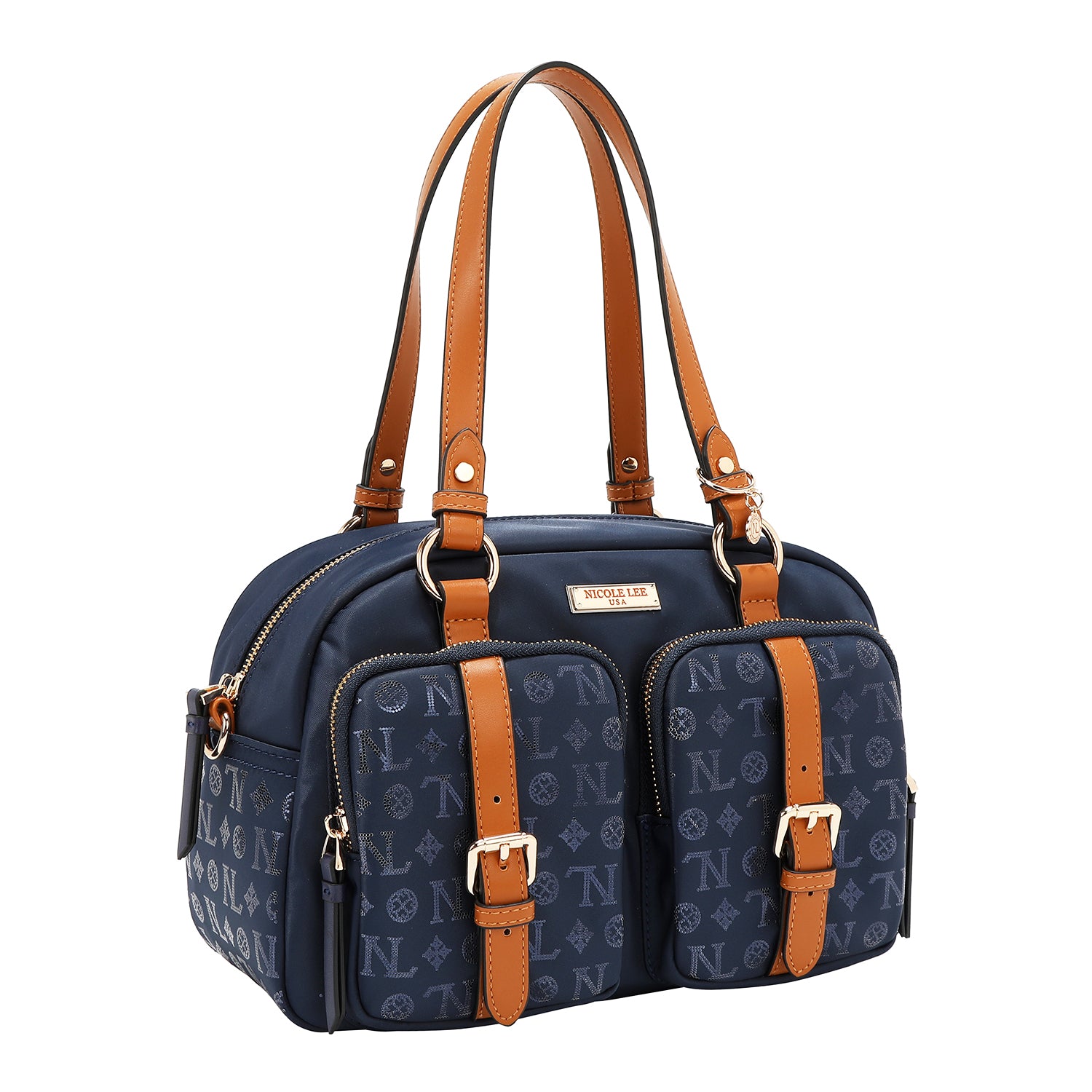 BOSTON CON LOGO MONOGRAMMA (BLU)