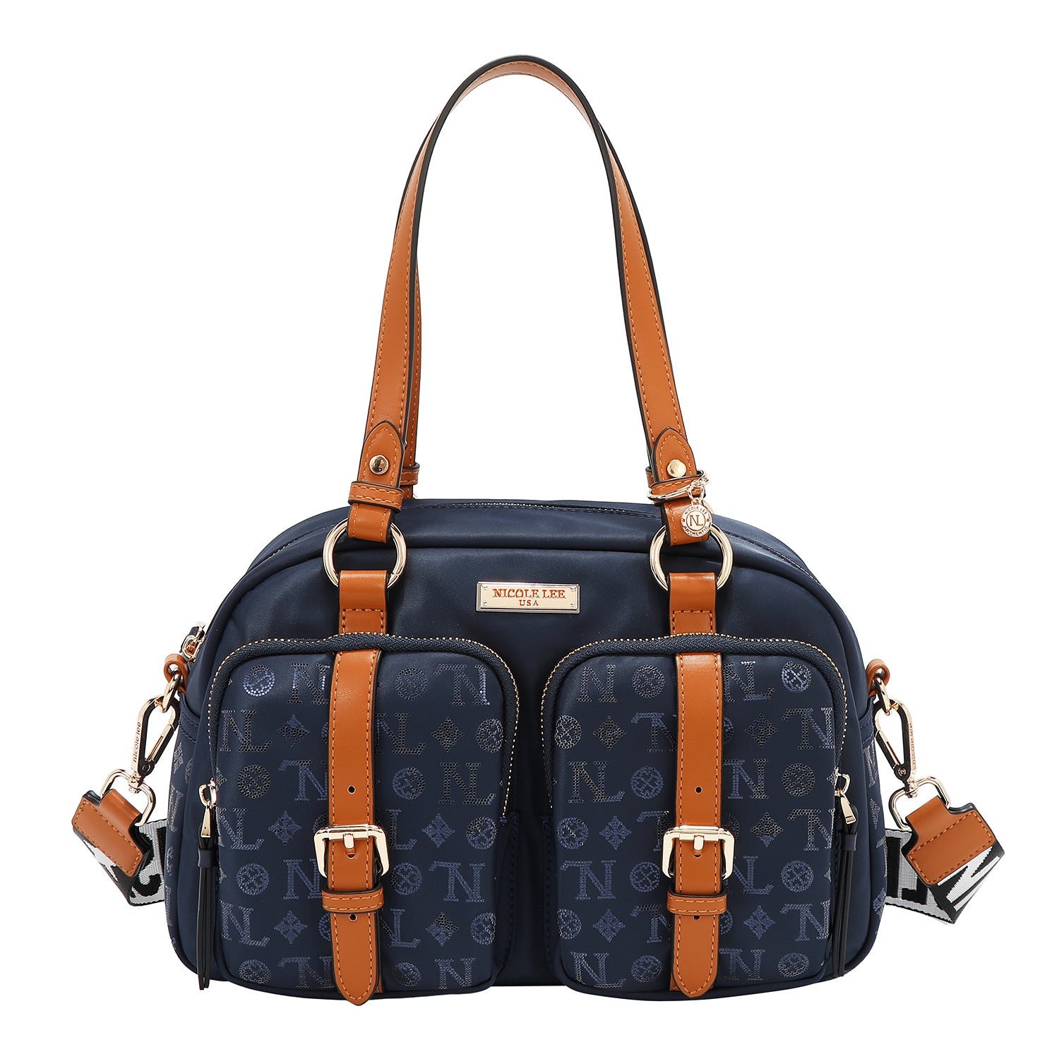 BOSTON CON LOGO MONOGRAMMA (BLU)