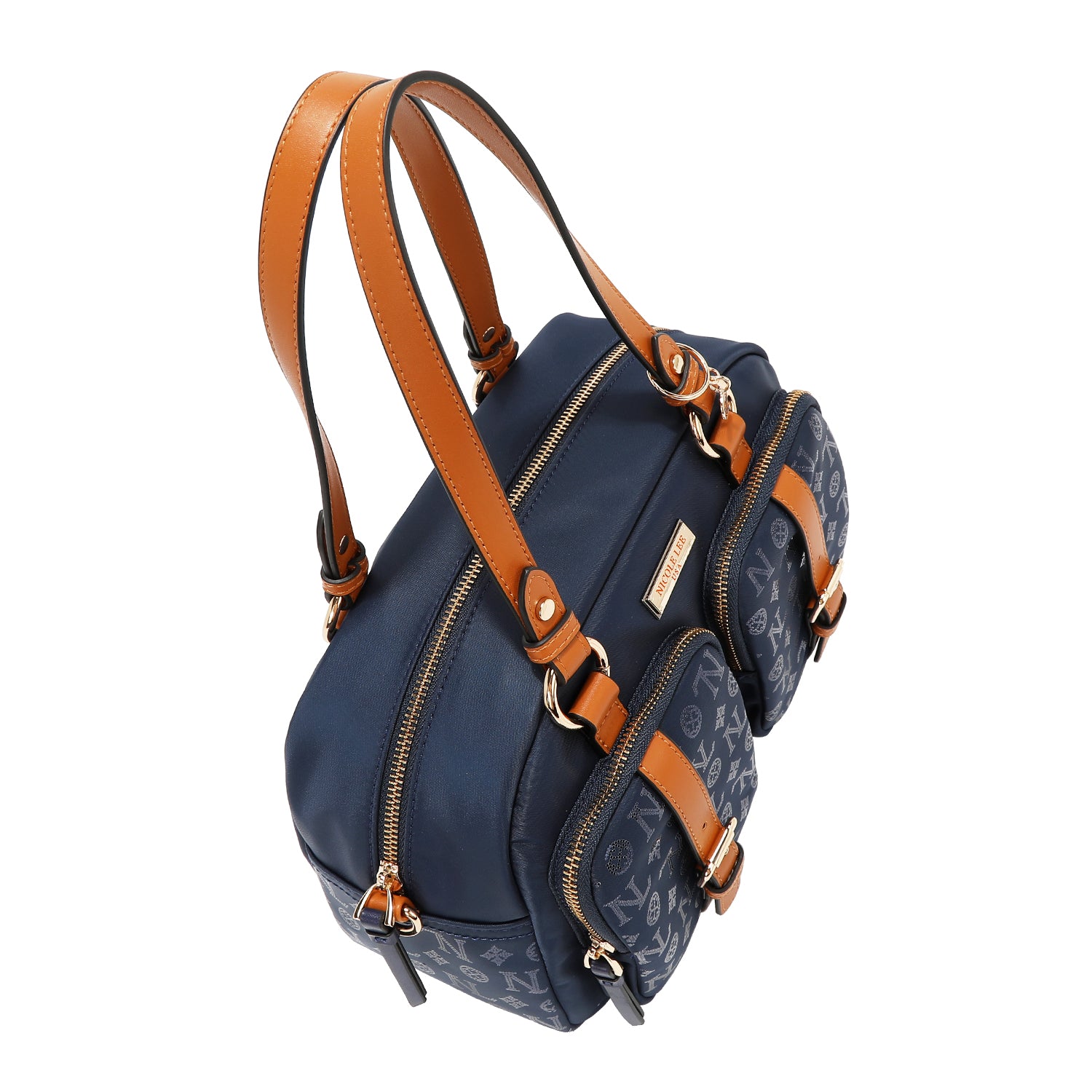 BOSTON CON LOGO MONOGRAMMA (BLU)