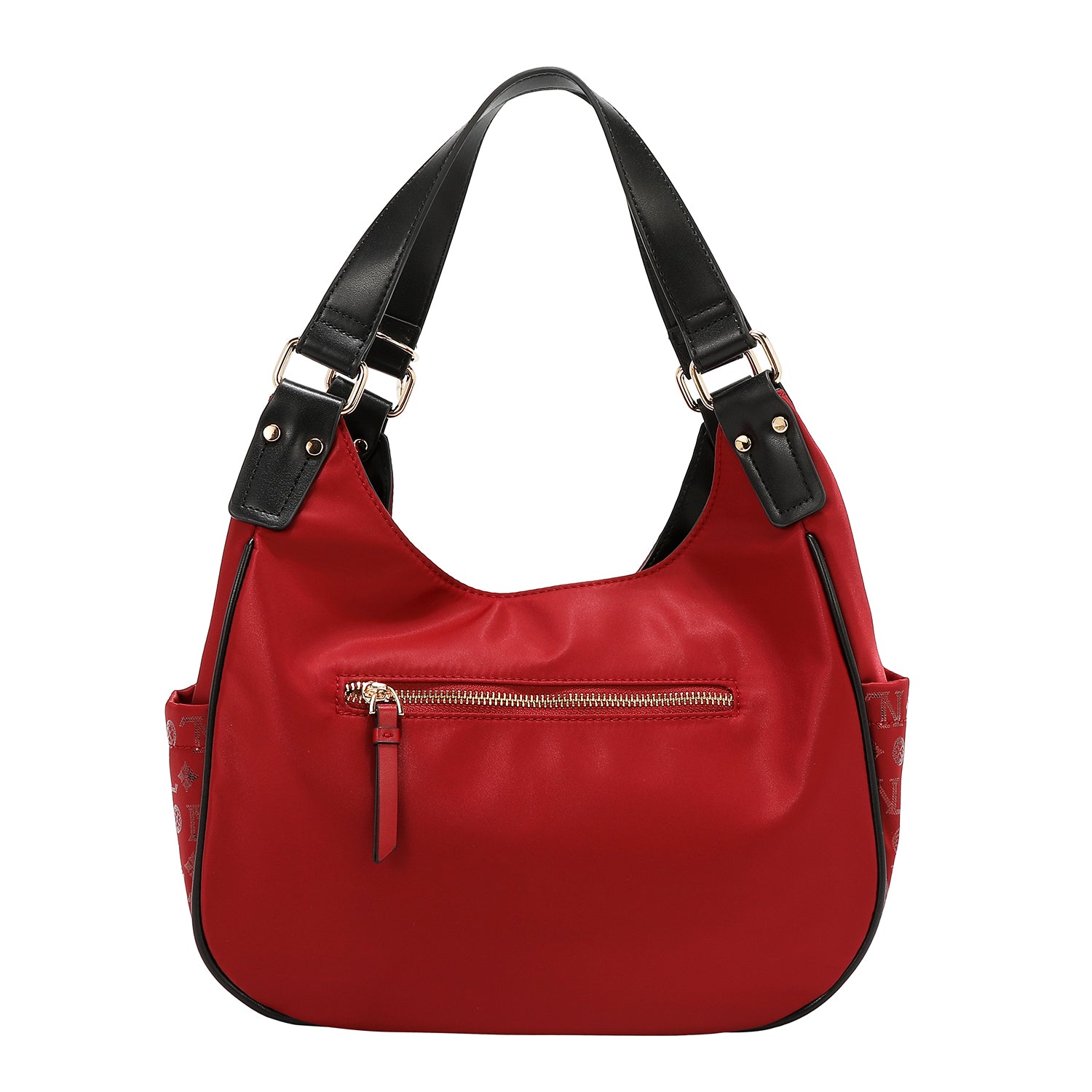 UMHÄNGETASCHE MIT MONOGRAMM-LOGO (ROT)