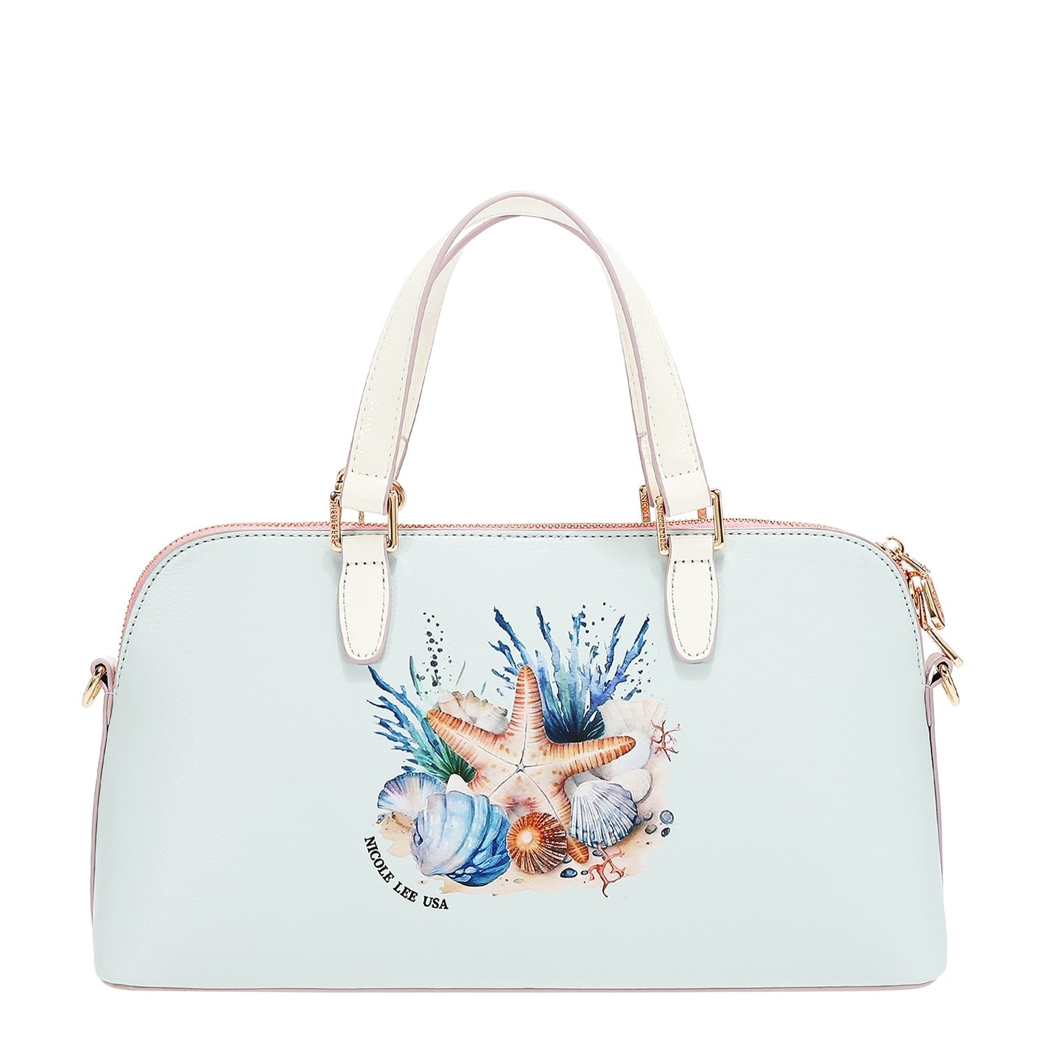 BORSA A MANO NICOLE OCEAN DOME (BLU)