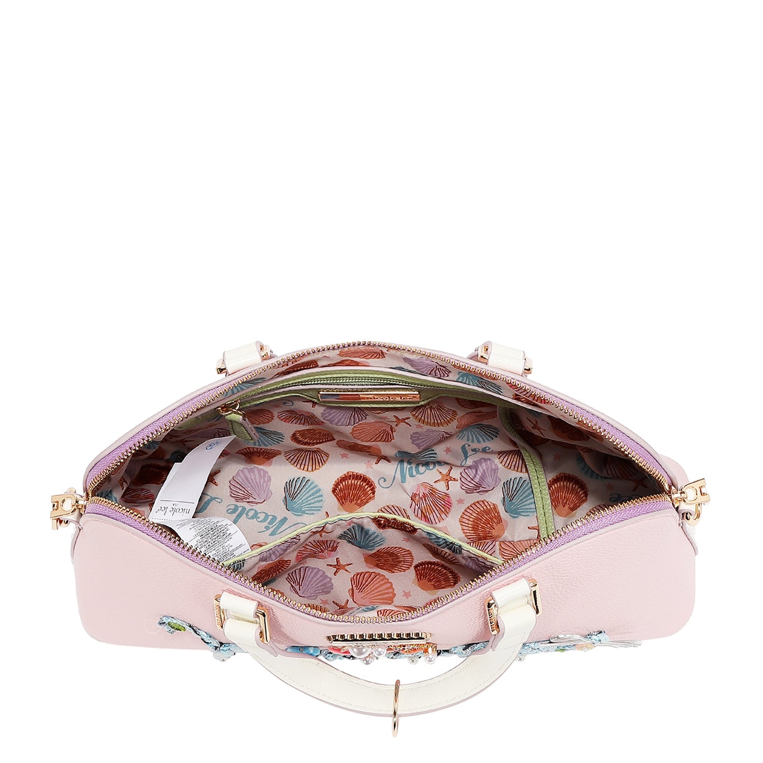 BORSA A MANO NICOLE OCEAN DOME (BLU)