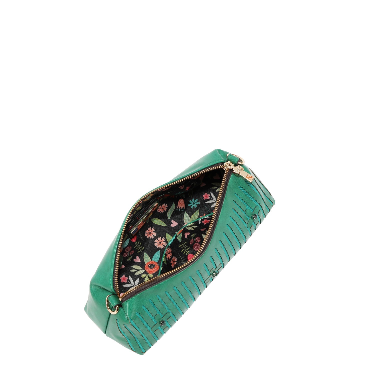 HANDTASCHE MIT STICH (GRÜN)