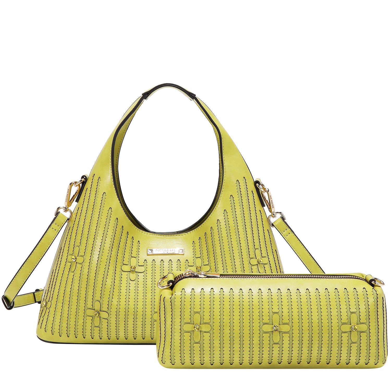 BOLSO DE MANO CON COSTURA (LIMA)