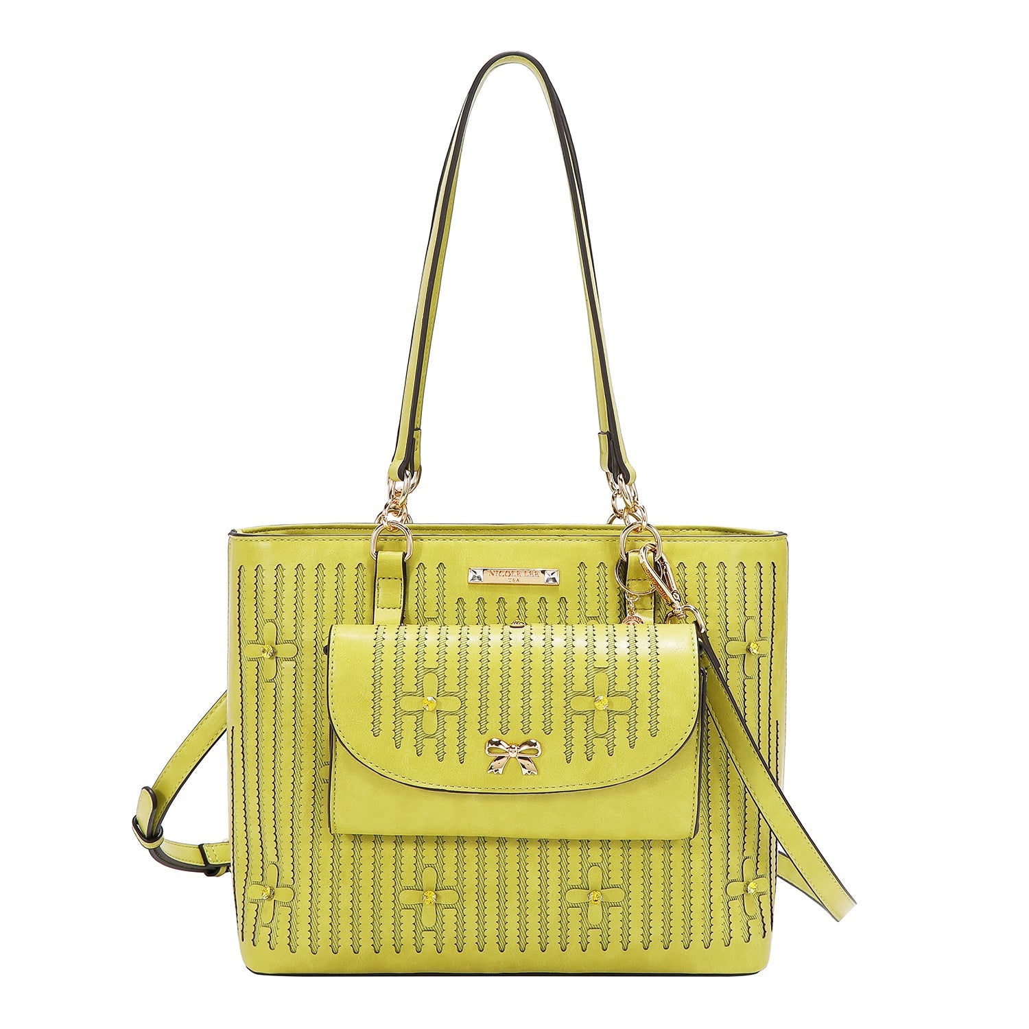 BOLSO TOTE CON COSTURAS (LIMA)