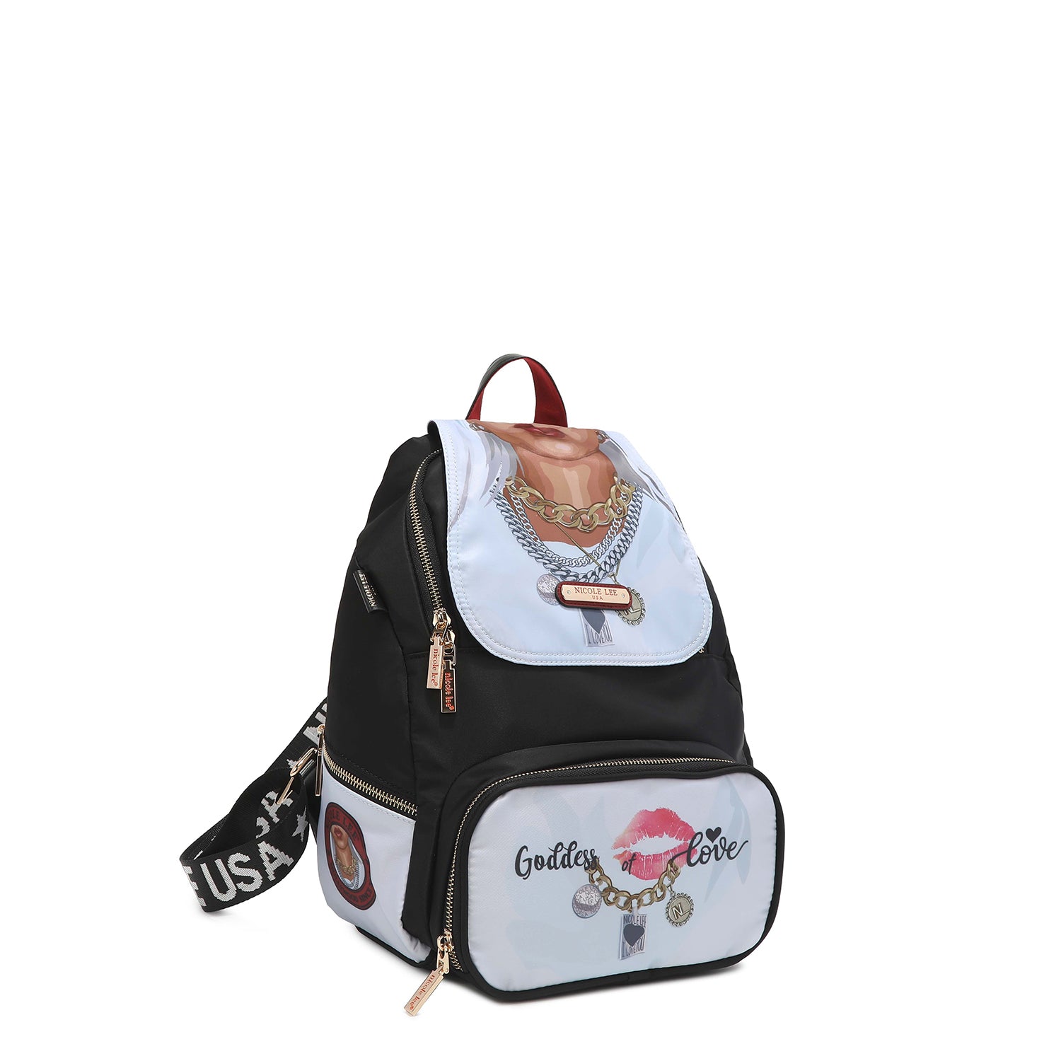 MOCHILA MULTIUSOS DE NAILON "BUTTER FLOWER"