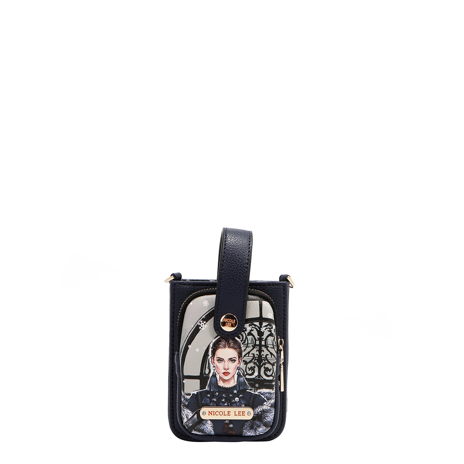 CAPA TRANSVERSAL PARA CELULAR COM ALÇA (<tc>MODA SNOWFLAKE</tc>)