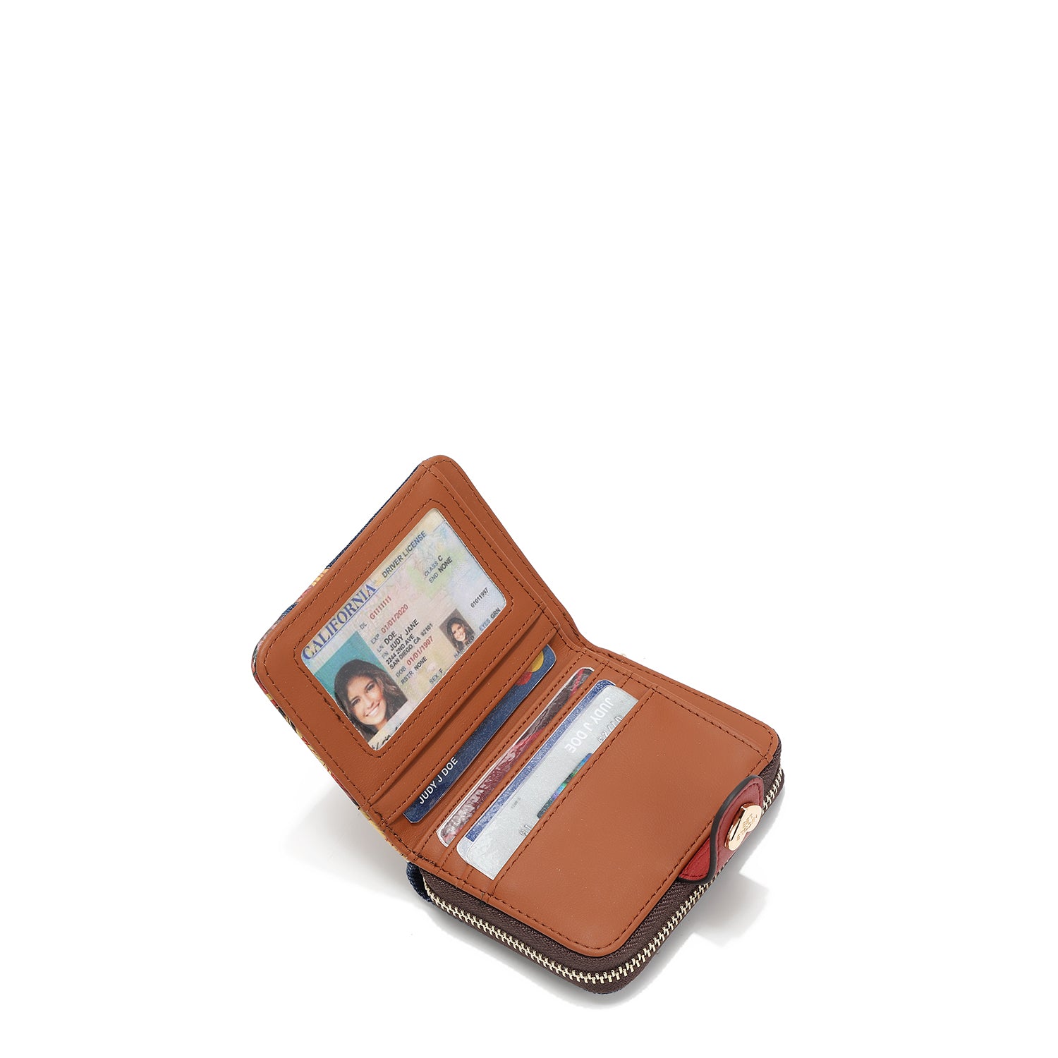 PORTEFEUILLE PLIABLE COEUR EN DENIM (<tc><tc>Hollywood Drive</tc></tc>)