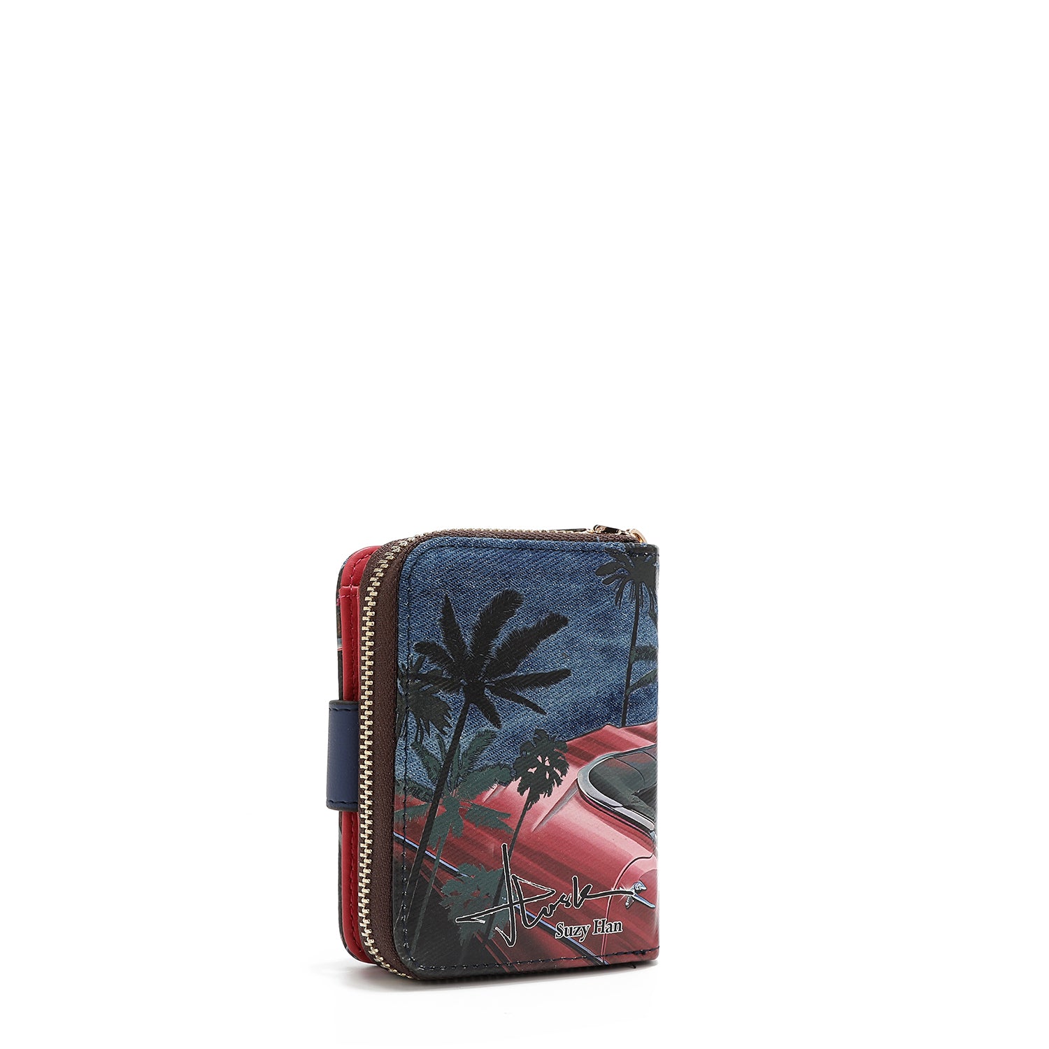 PORTEFEUILLE PLIABLE COEUR EN DENIM (<tc><tc>Hollywood Drive</tc></tc>)