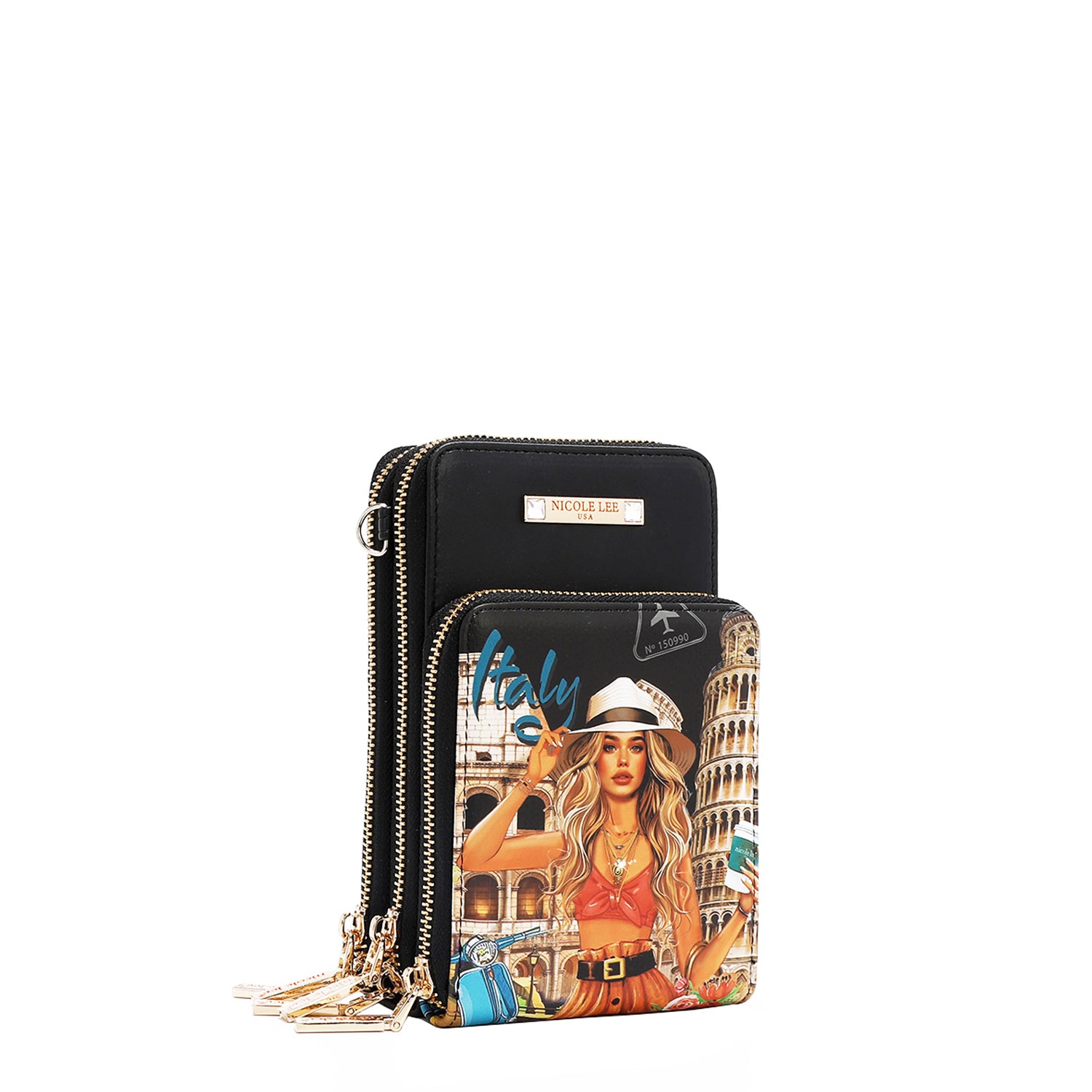 BANDOLERA MULTIFUNCIONAL PARA MOVIL (MARTHA TRAVELS ITALY)
