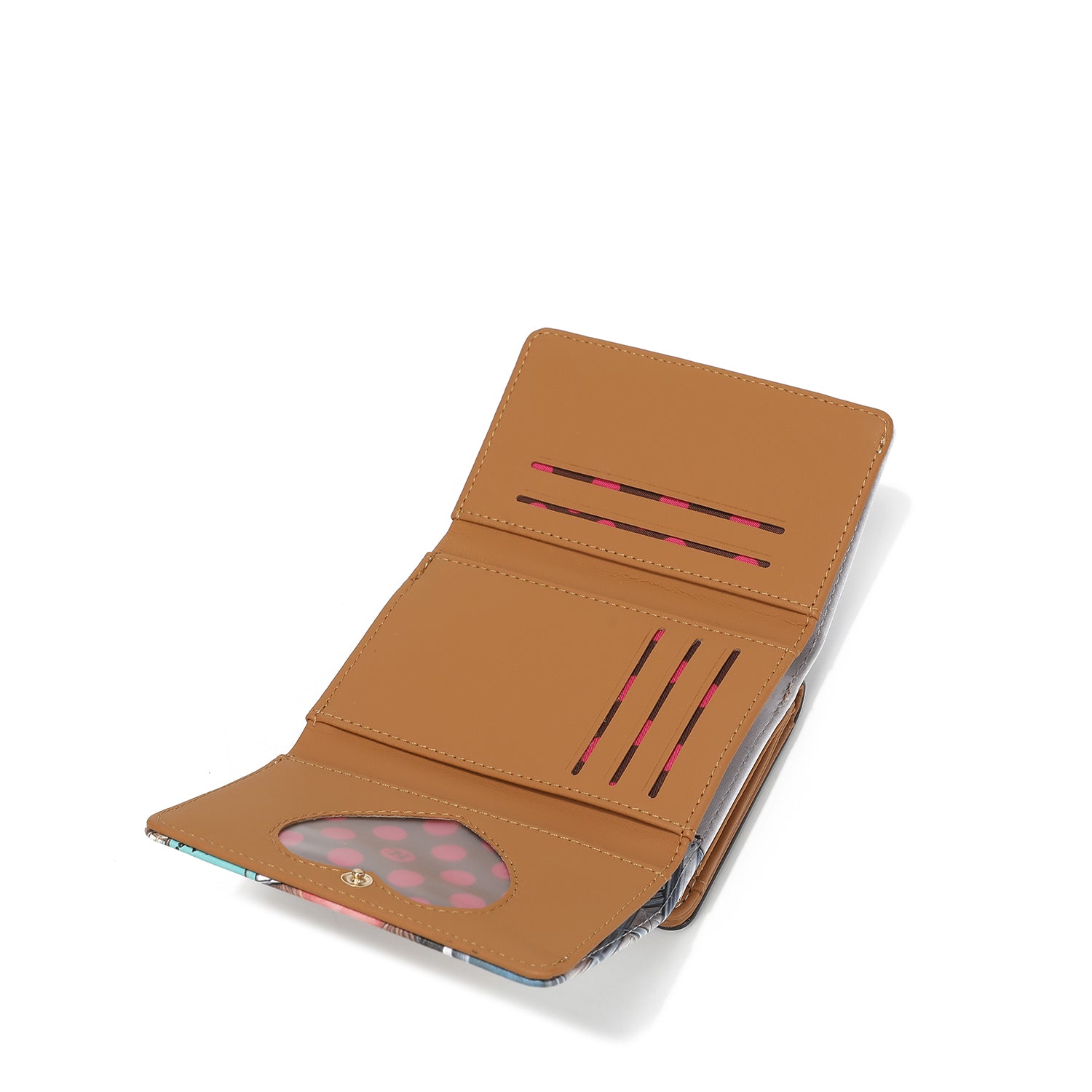 CARTERA TRIPLE COMPACTA DE MODA CON BLOQUEO RFID