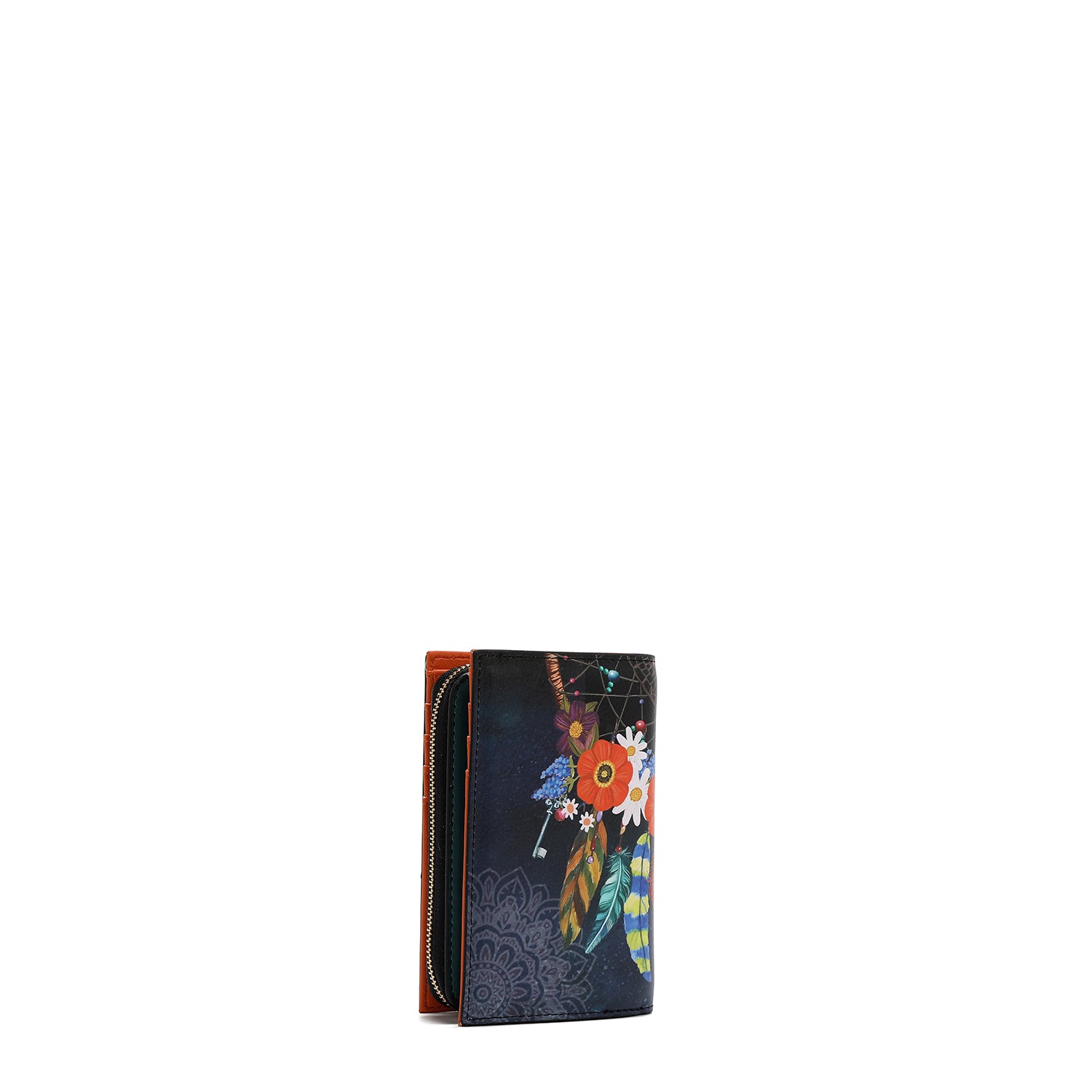 FOLDABLE WALLET WITH CENTRAL ZIP (<tc>DREAM COMES TRUE</tc>)