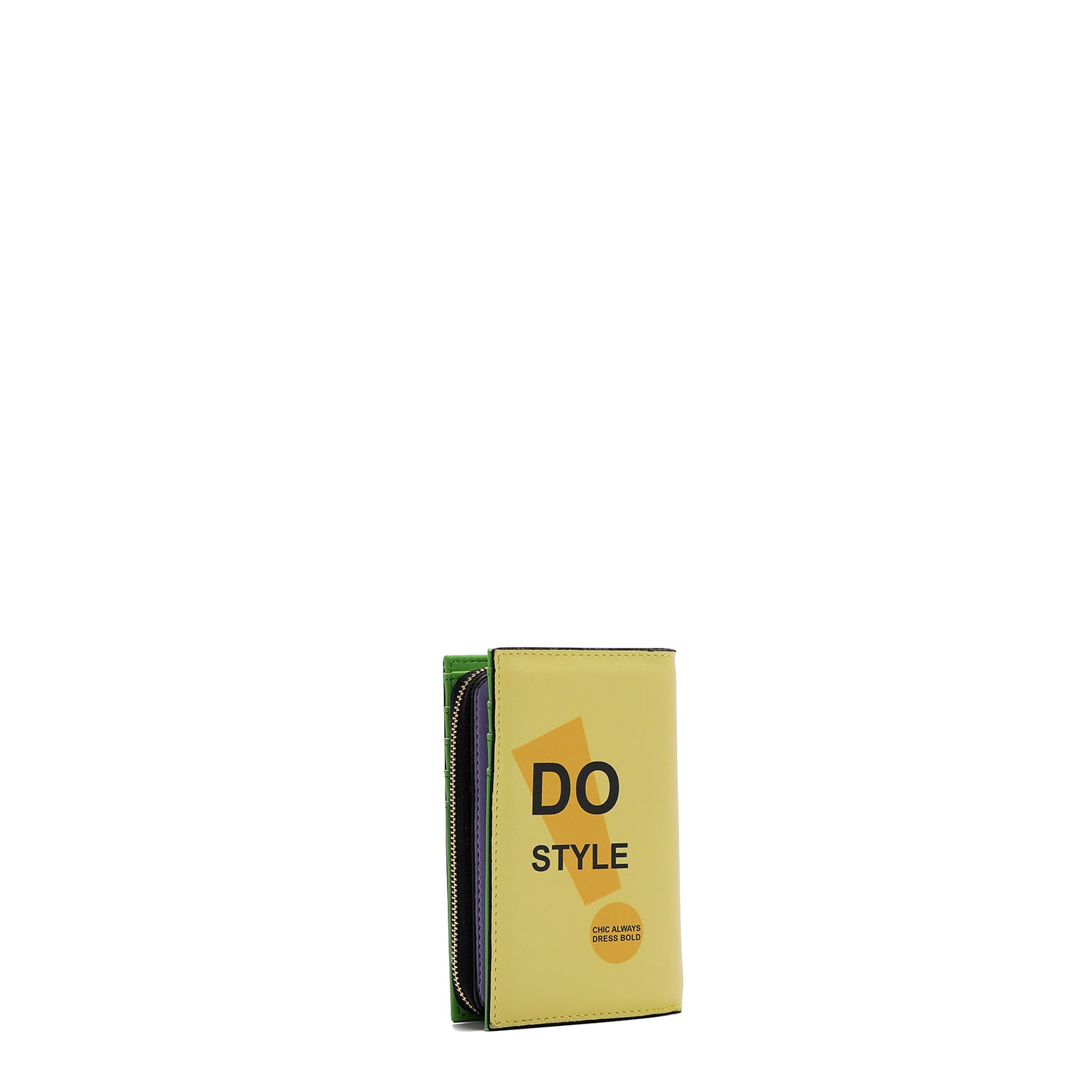 Portfólio dobrável com zíper central (esmalte)