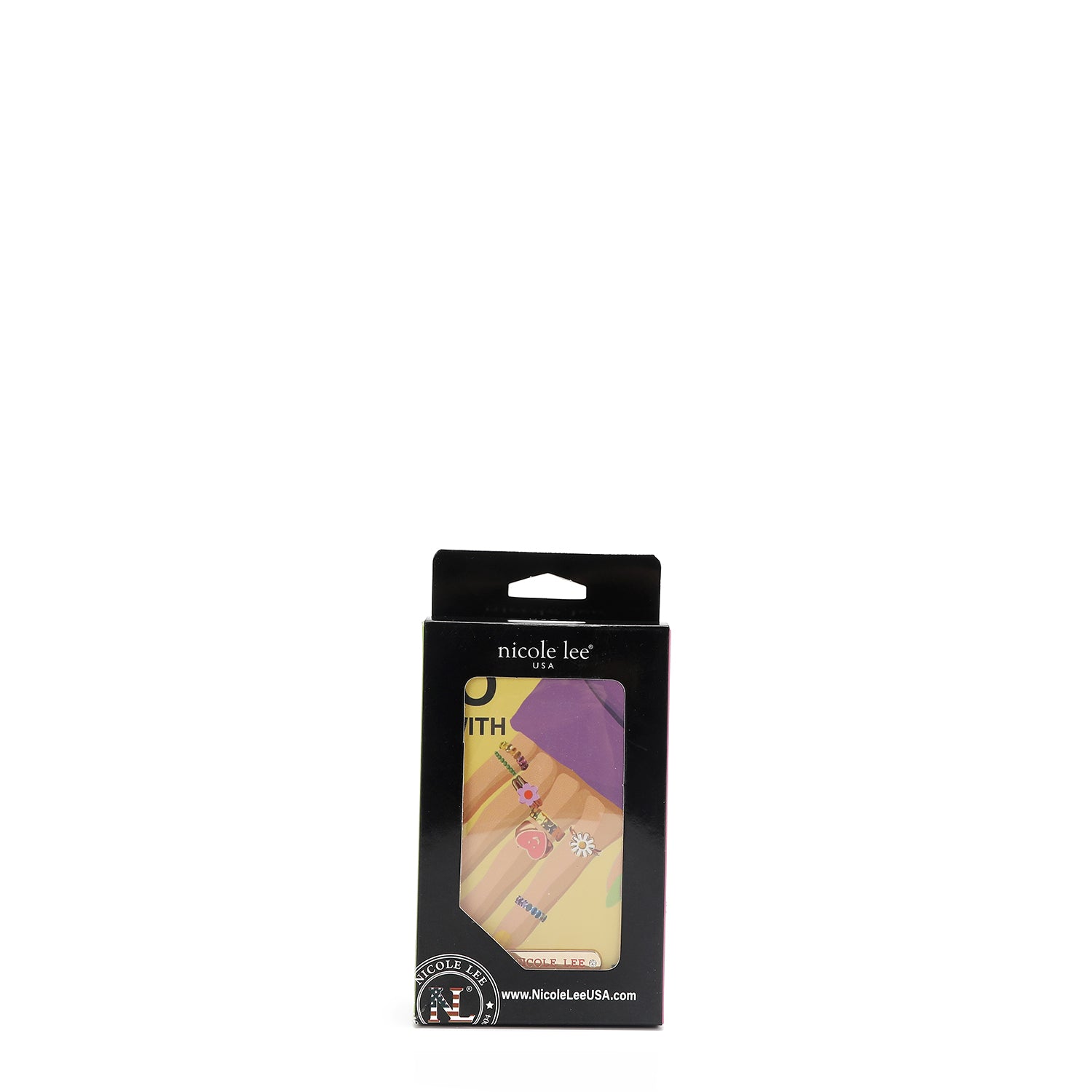 Portfólio dobrável com zíper central (esmalte)