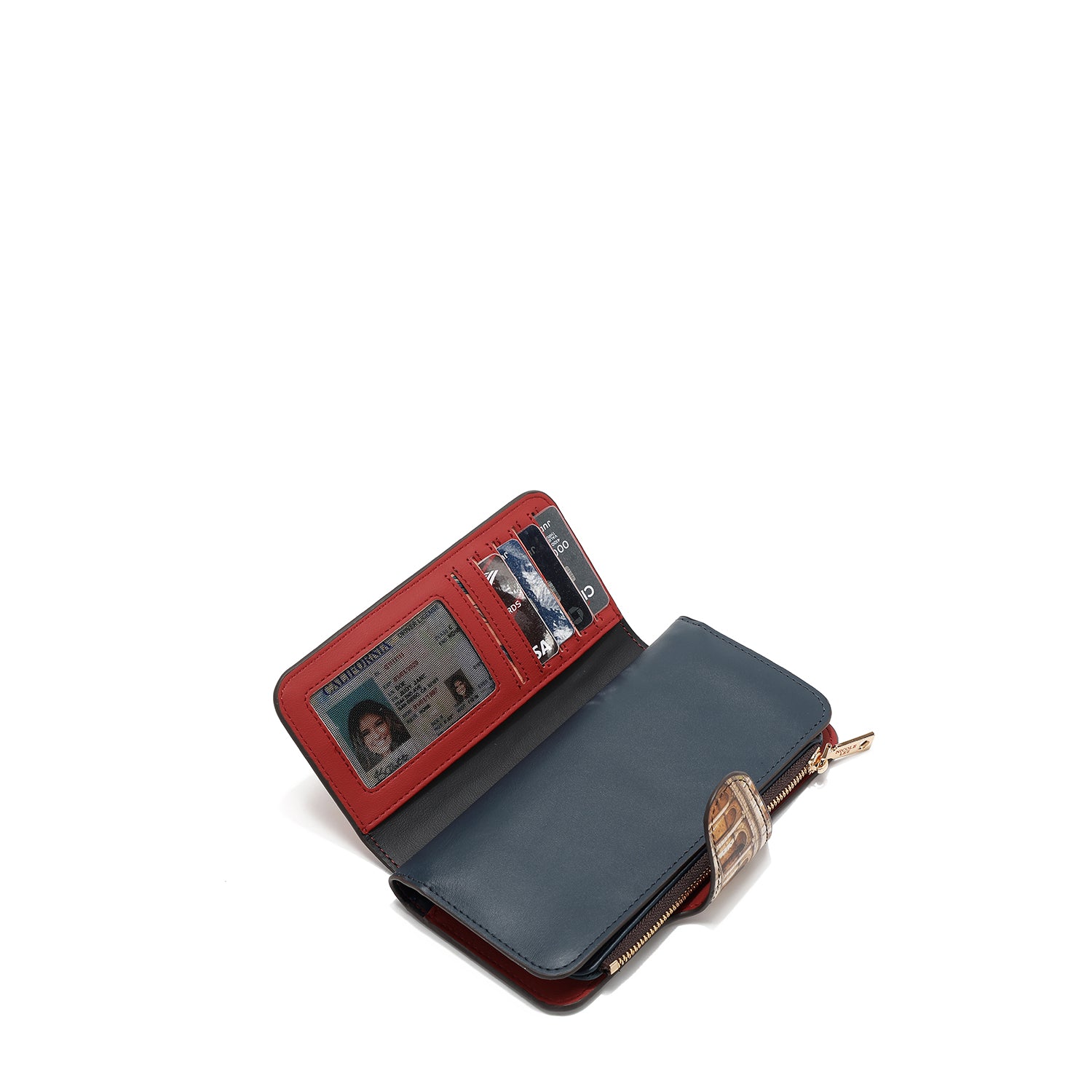 CARTERA PLEGABLE EN CAPAS (DREAM COMES TRUE)