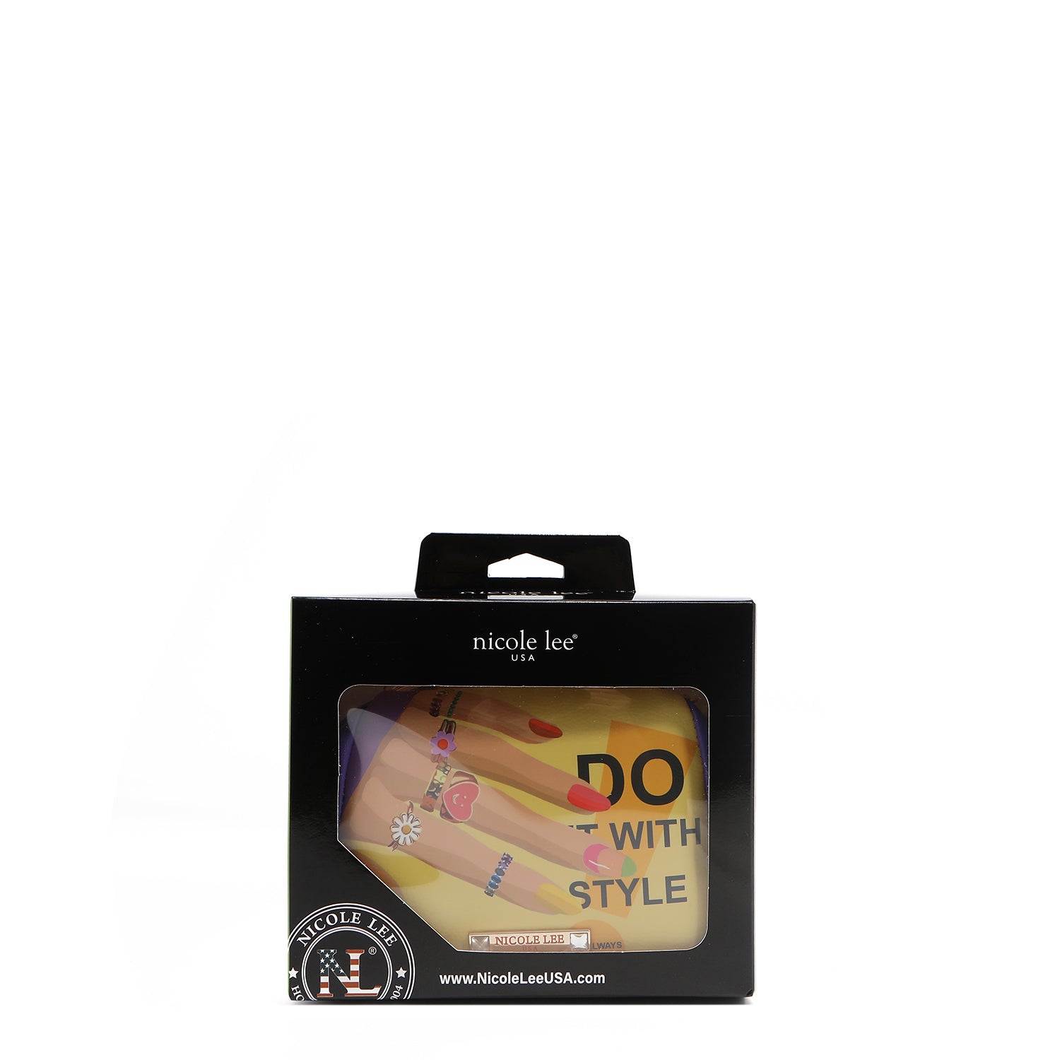 MINI BOLSO CRUZADO CON CIERRE KISS LOCK (NAIL POLISH)