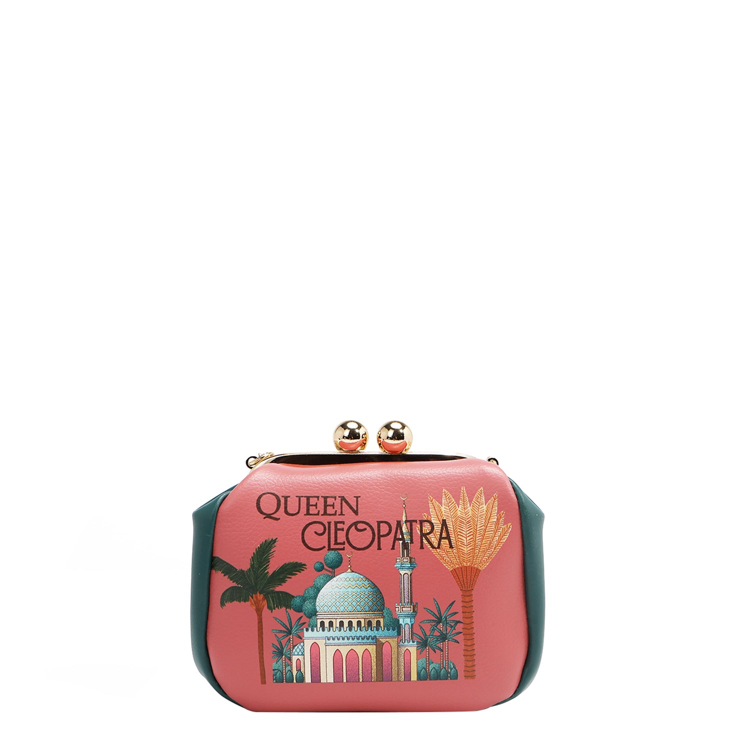 MINI BORSA A TRACOLLA CON CHIUSURA KISS LOCK (<tc>QUEEN CLEOPATRA</tc>)