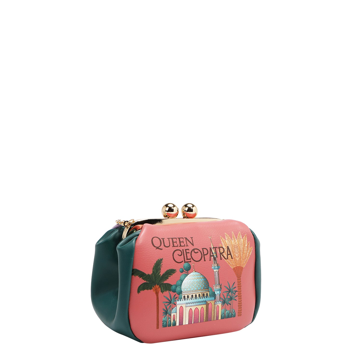 MINI BORSA A TRACOLLA CON CHIUSURA KISS LOCK (<tc>QUEEN CLEOPATRA</tc>)