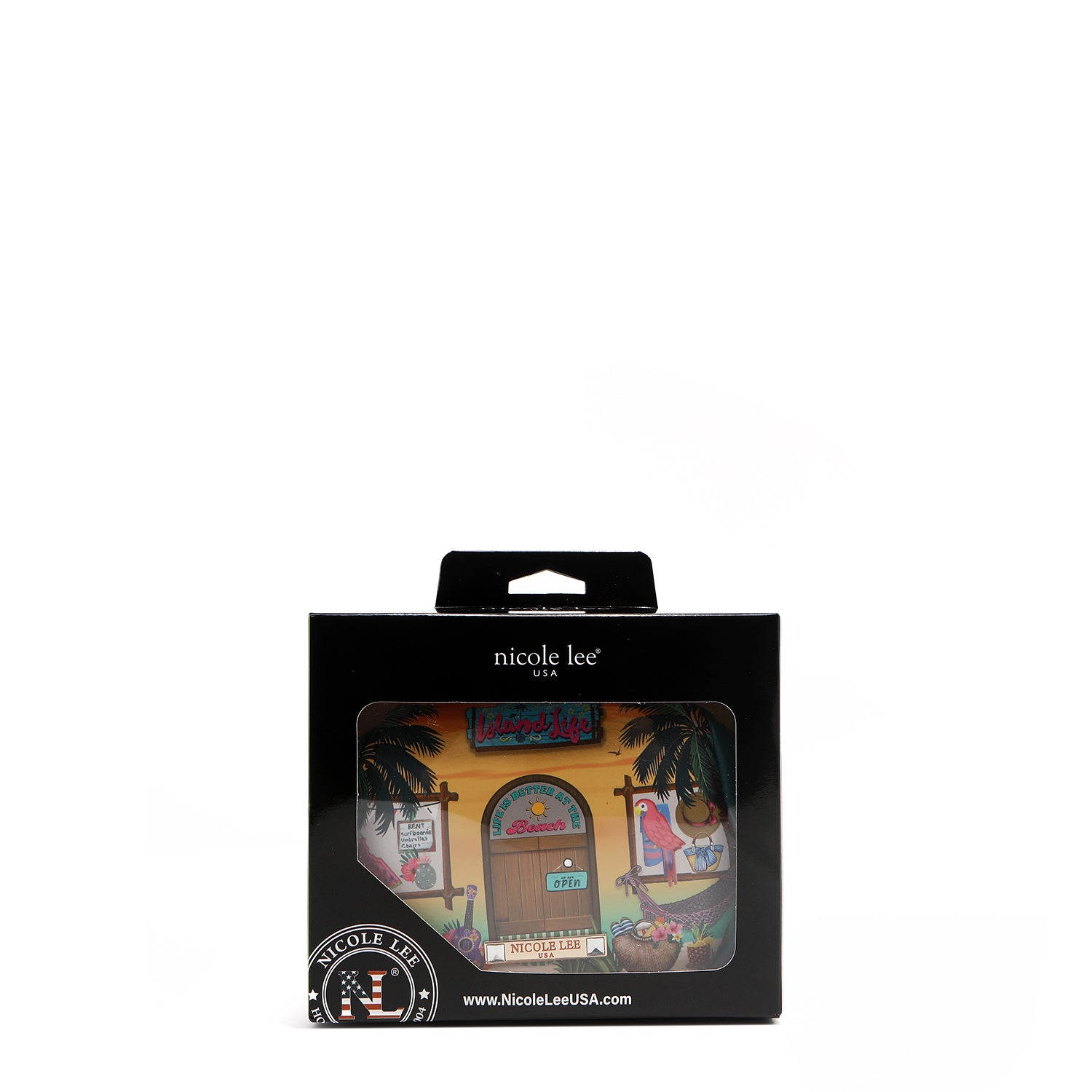 MINI BOLSO CRUZADO CON CIERRE KISS LOCK (SUN & SAND)