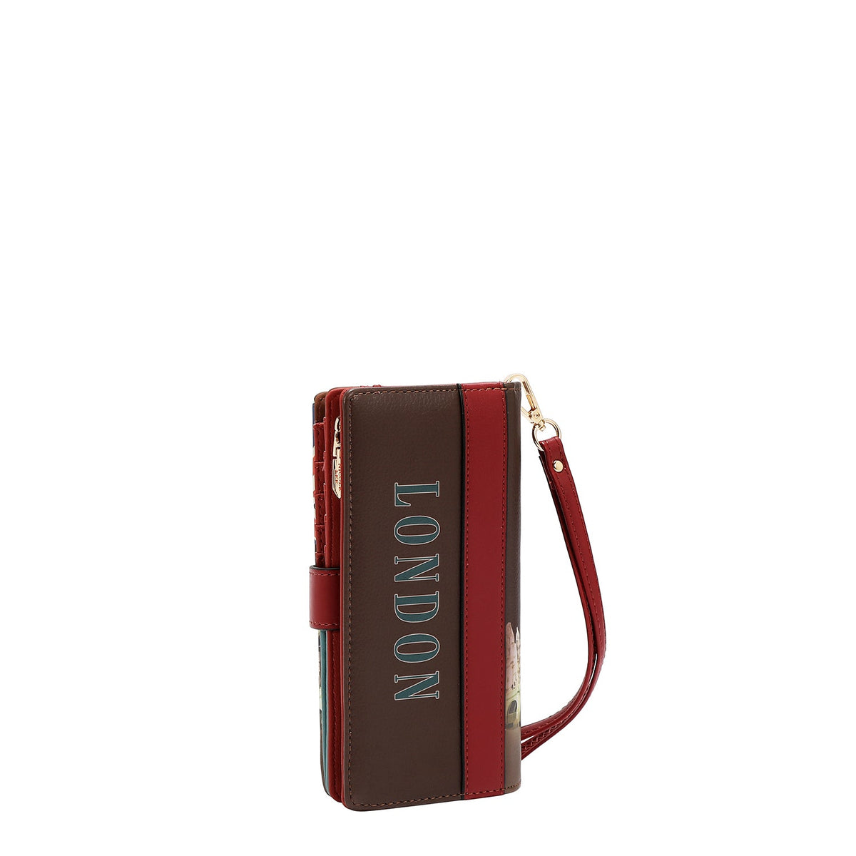 ORGANIZADOR DE CARTERA DE PULSERA (LONDON EYE-MARRON)