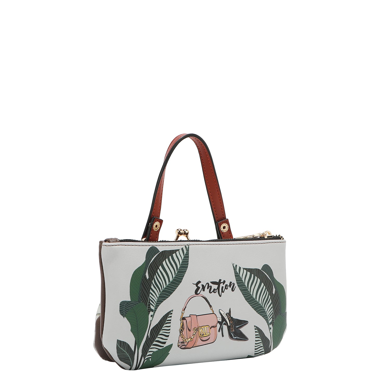 BORSA MEDIA CON TELAIO E MANICO SUPERIORE (<tc>EMOTION</tc>)