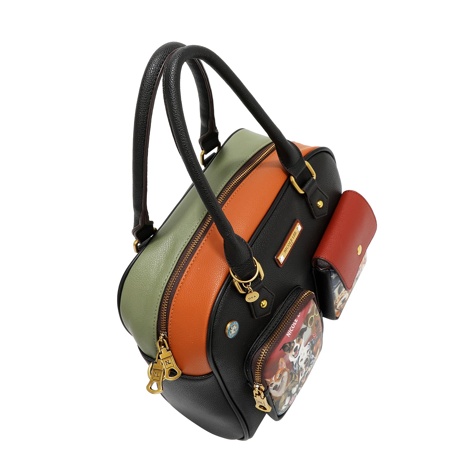 CONJUNTO DE 3 PIEZAS (BOLSO, BANDOLERA, CARTERA) (BEST SMILE)