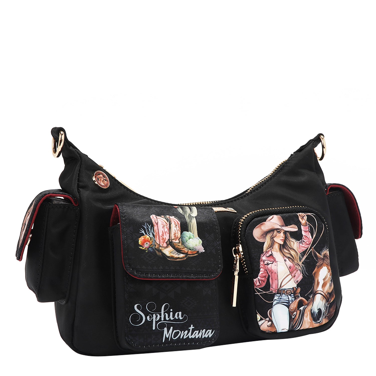 BANDOLERA DE NYLON (SOFIA MONTANA)