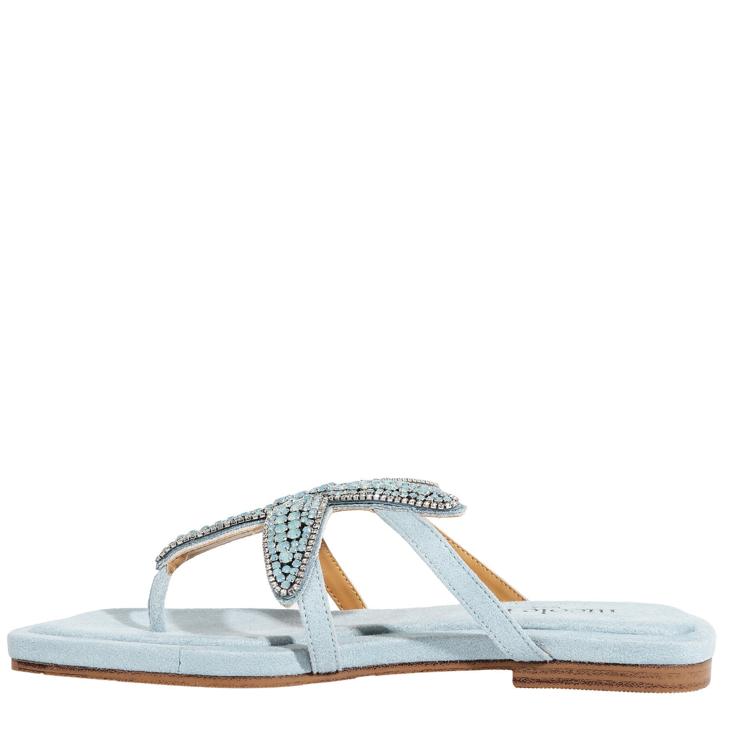 SANDALIAS DE DEDO CON ESTRELLA DE MAR (AZUL)