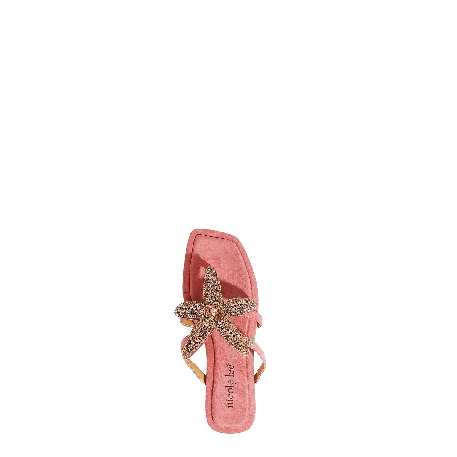 SANDALIAS DE DEDO CON ESTRELLA DE MAR (ROSA)