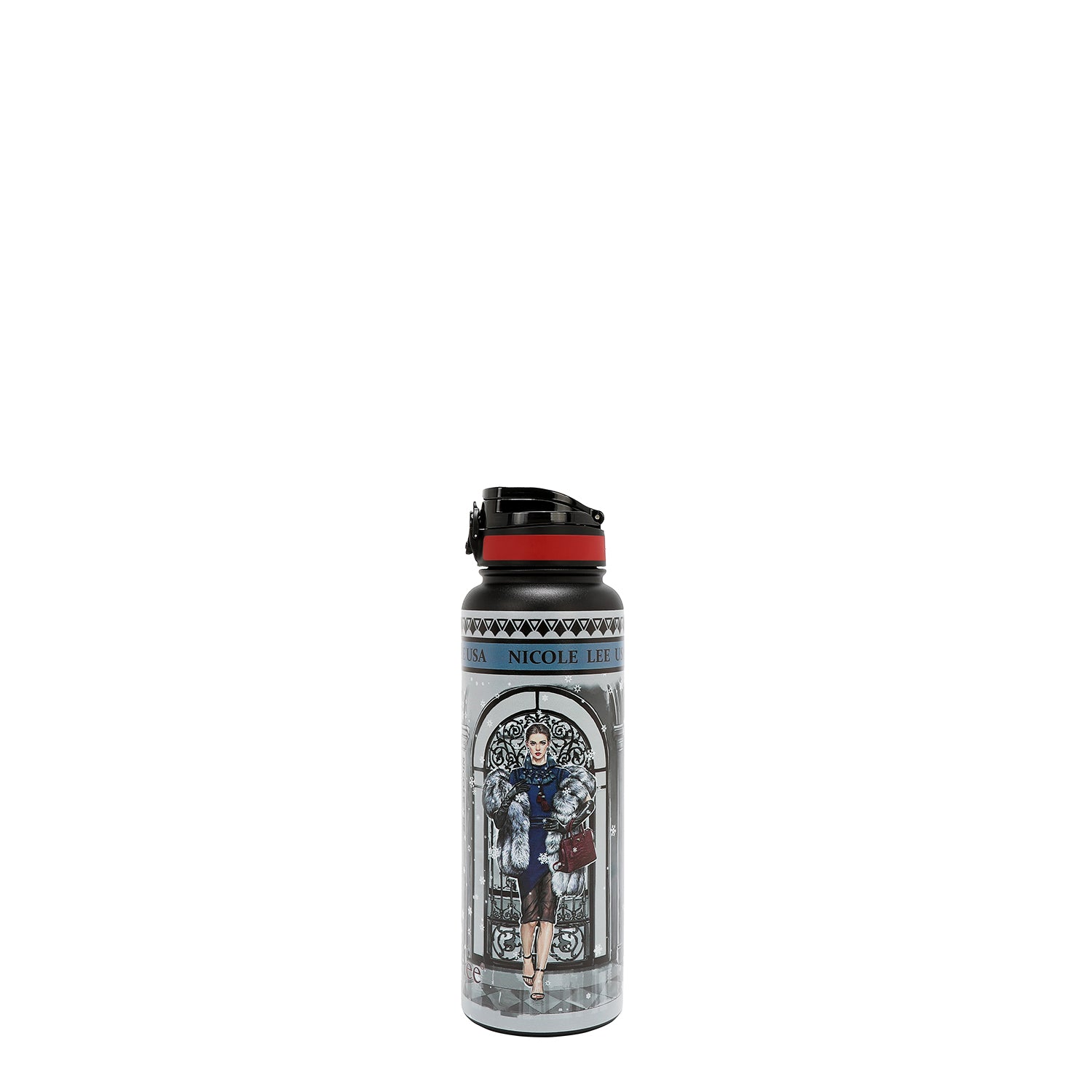 BOTTLE GLASS 1.2 L (<tc>MODA SNOWFLAKE</tc>)