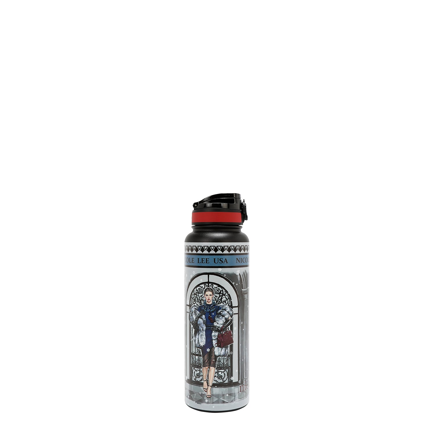 BOTTLE GLASS 1.2 L (<tc>MODA SNOWFLAKE</tc>)