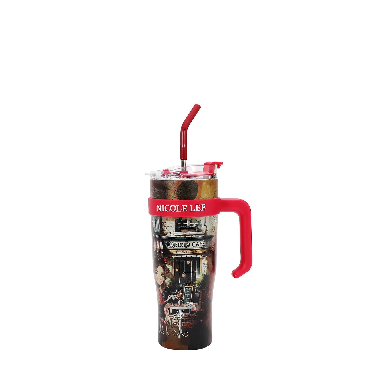 VASO CON ASA 1.2L CON DISEÑO (VIRTUAL FRIEND)