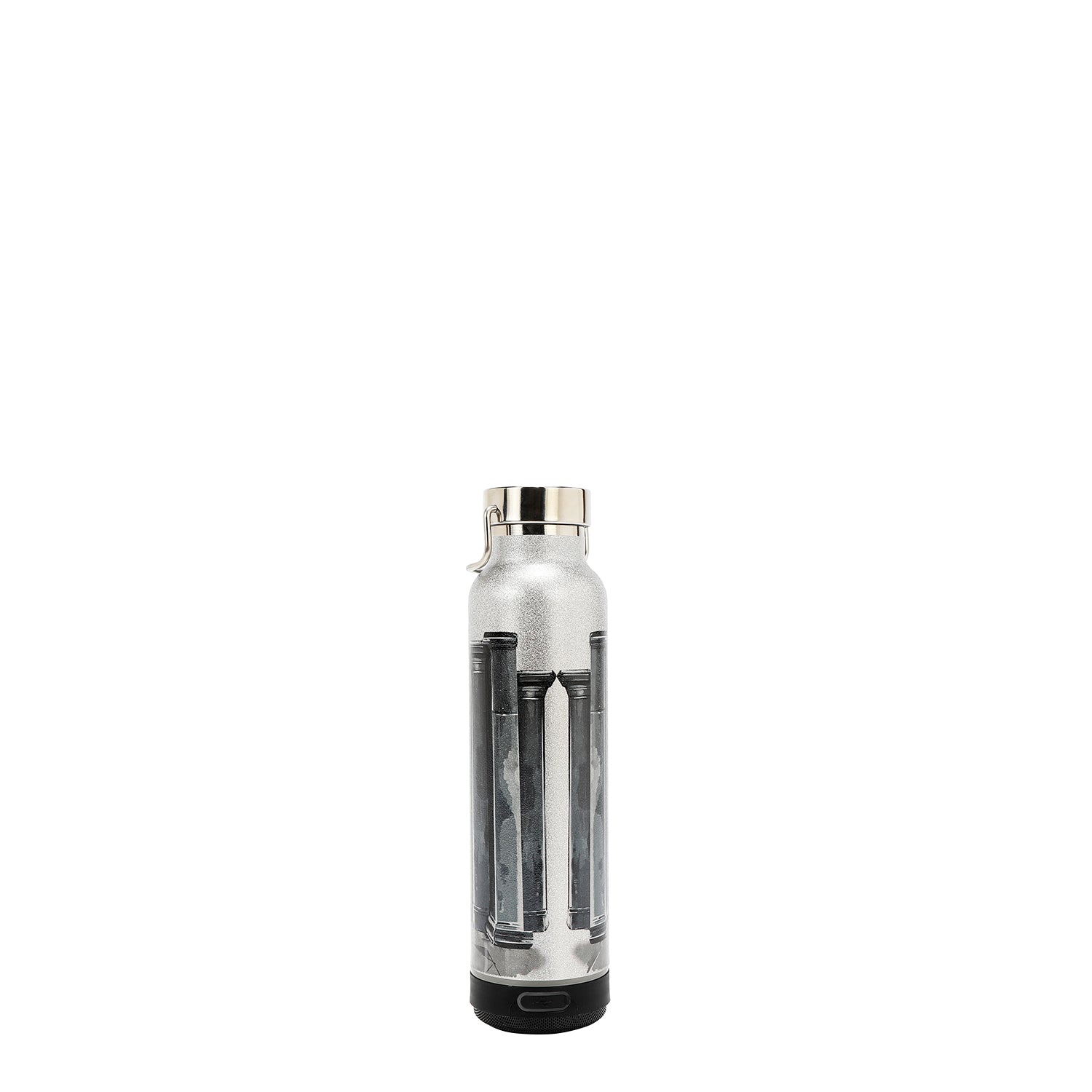 VASO TÉRMICO CON ALTAVOZ BLUETOOTH (MODA SNOWFLAKE)
