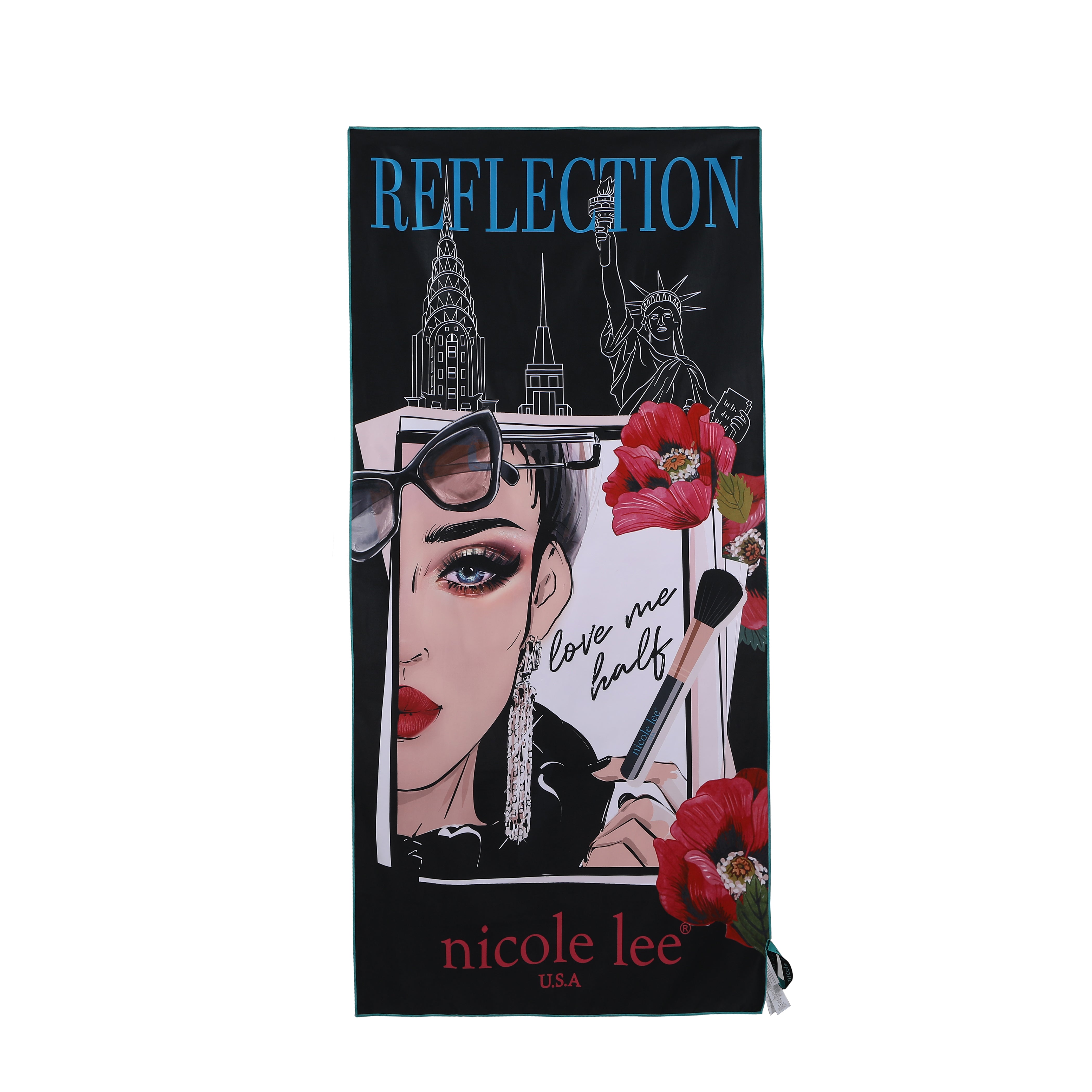 TOALLA PARA PLAYA CON ESTAMPADO