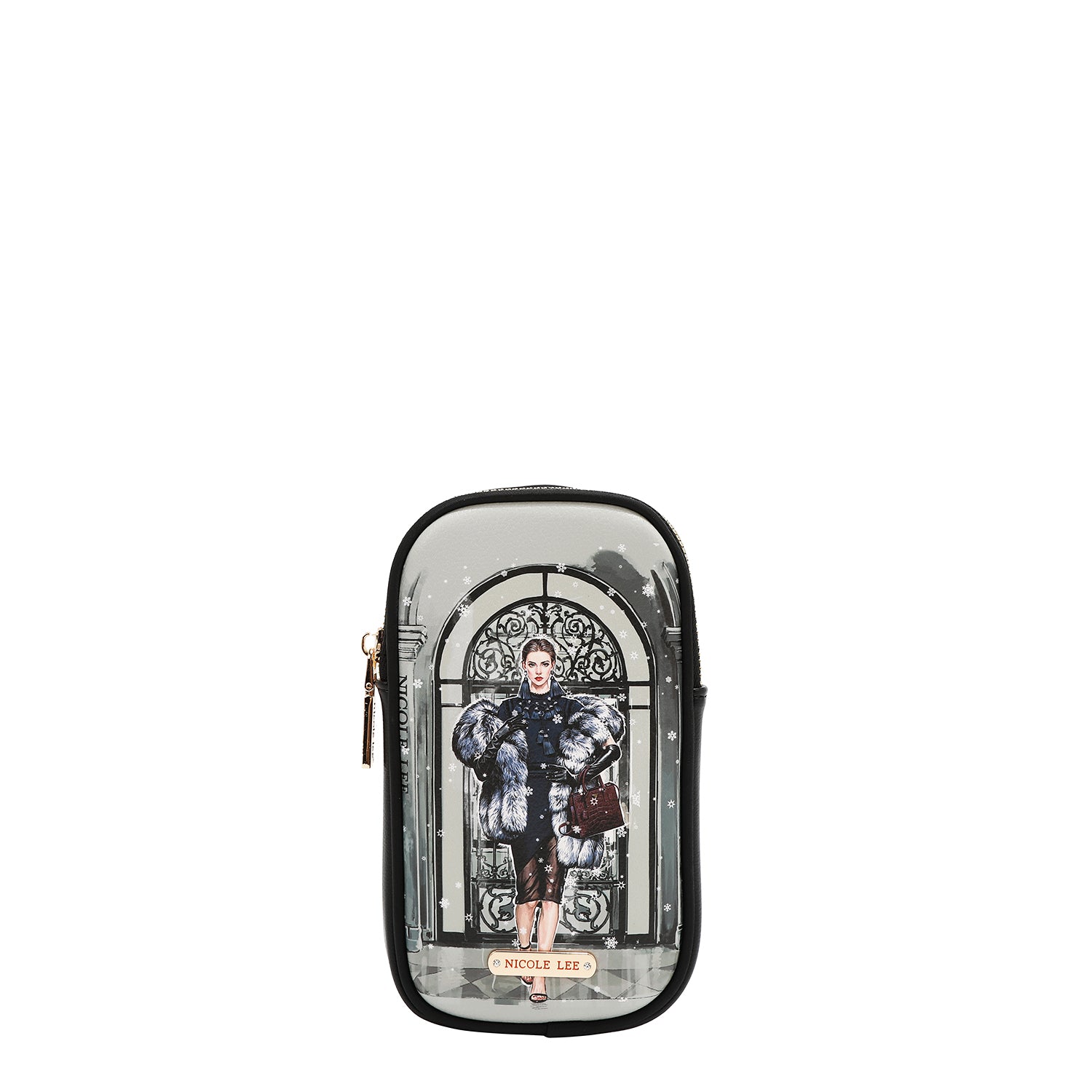 MOCHILA GRANDE E MODERNA COM PORTA DE CARREGAMENTO USB E BOLSA (<tc>MODA SNOWFLAKE</tc>)